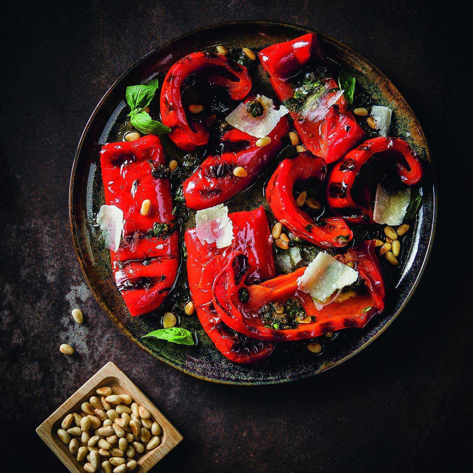 Gegrilde paprika op z'n Italiaans - Recepten Optigrill Elite | Tefal