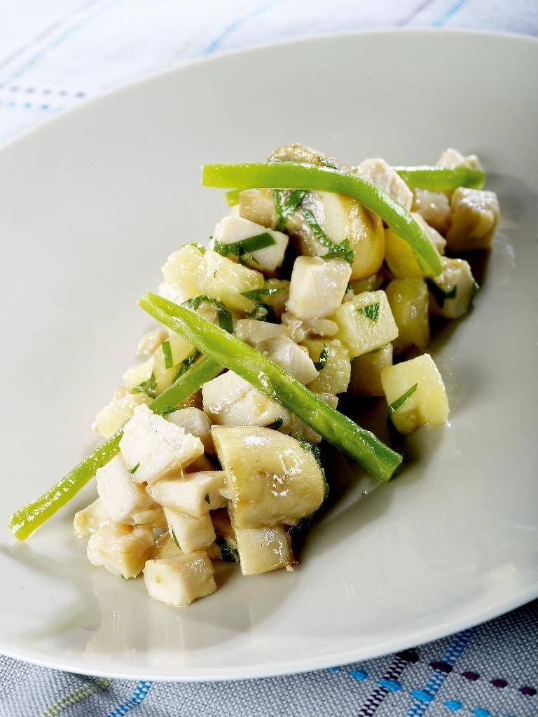 Kipfilet met sperziebonen, ananas en mosterd - Recepten Actifry Original 1kg | Tefal