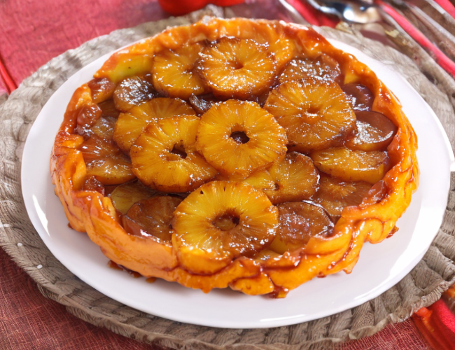 Tarte tatin met ananas en karamelsaus - Recepten undefined | Tefal