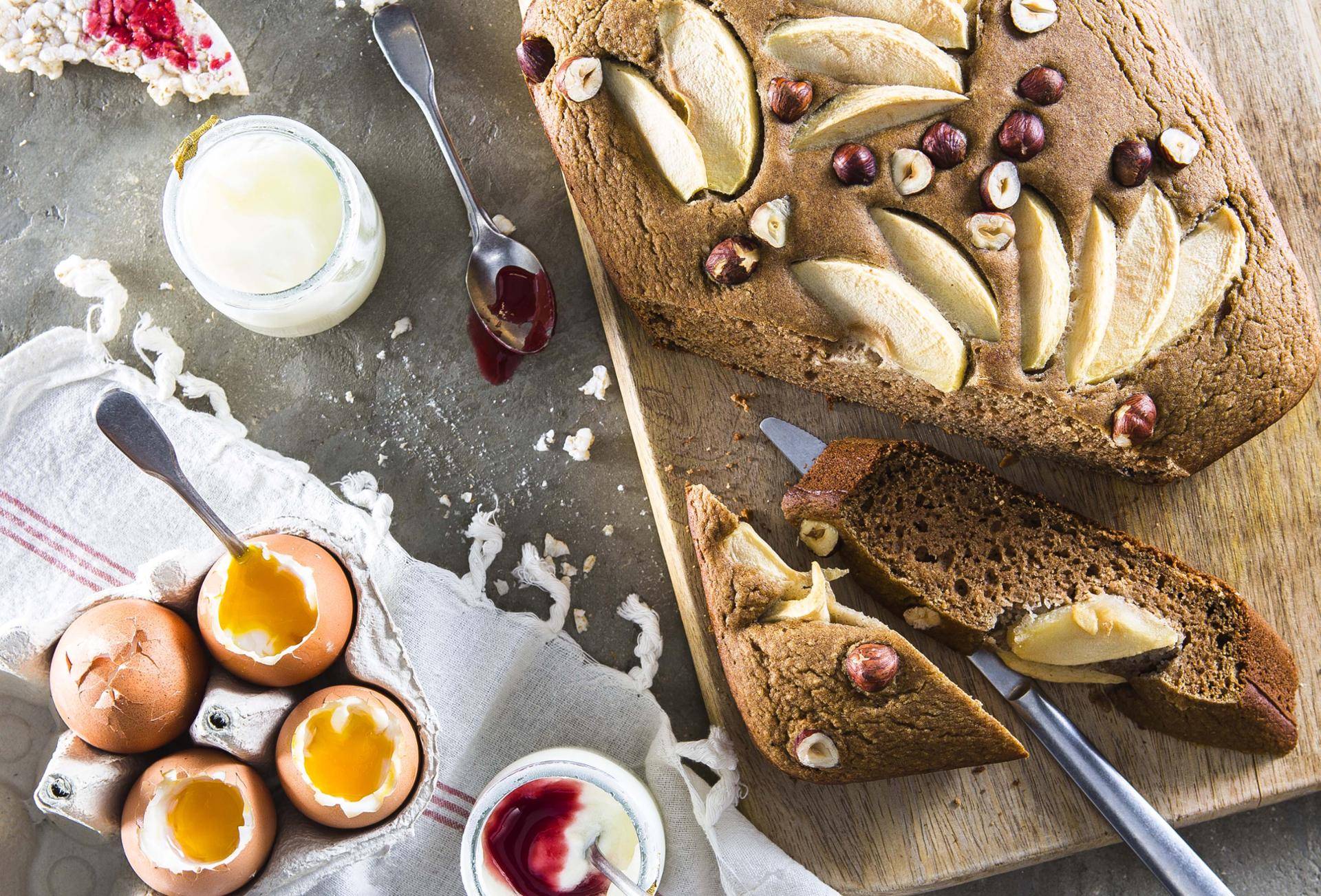 Bread cake met appel en hazelnoot, glutenvrij - Recepten Cake Factory | Tefal