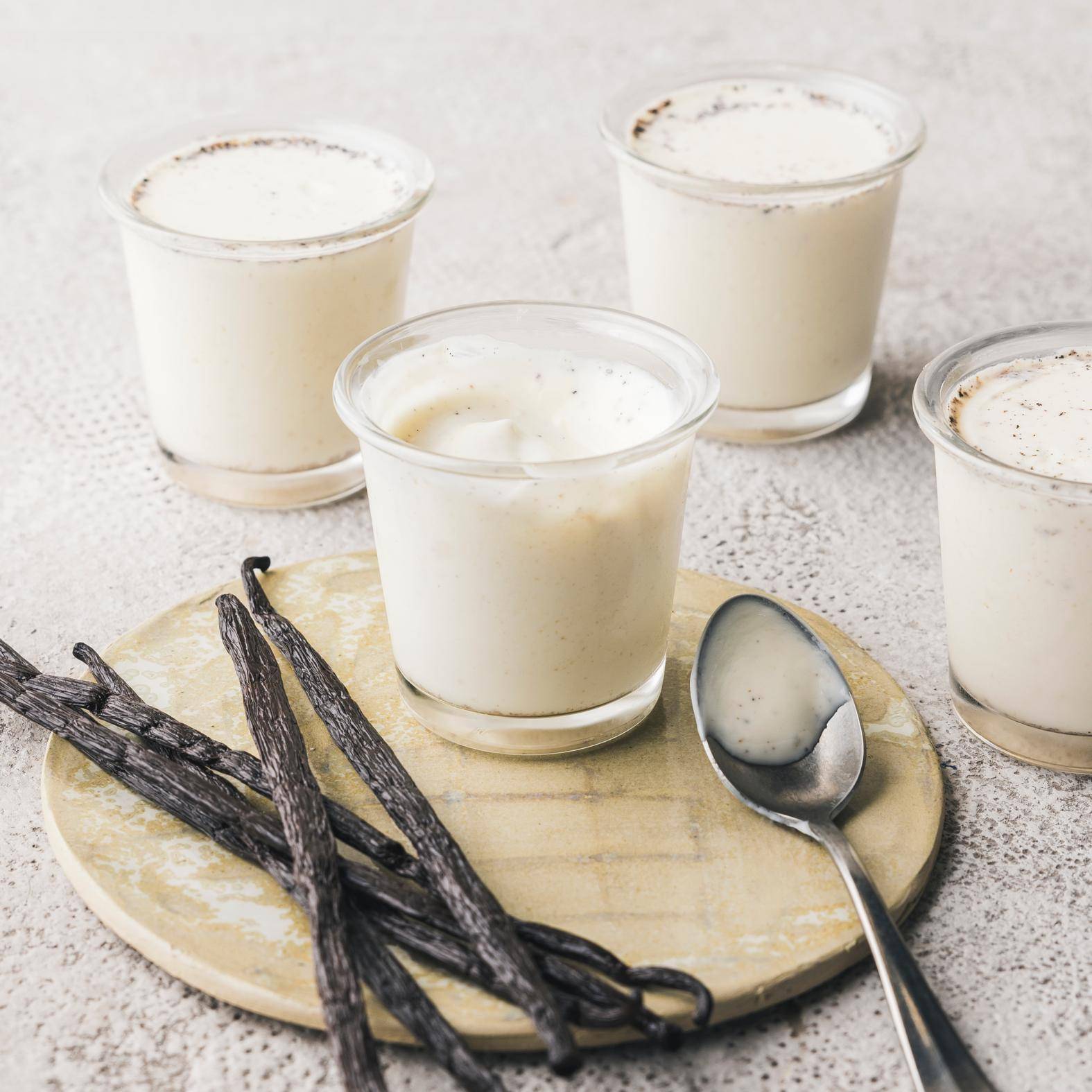 Vanille yoghurt potjes - Recepten Easy fry Silence XL / Essential XL | Tefal