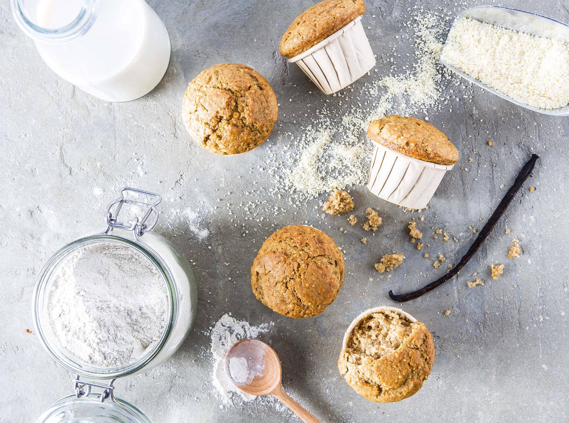 Vegan vanillemuffins - Recepten Cake Factory | Tefal