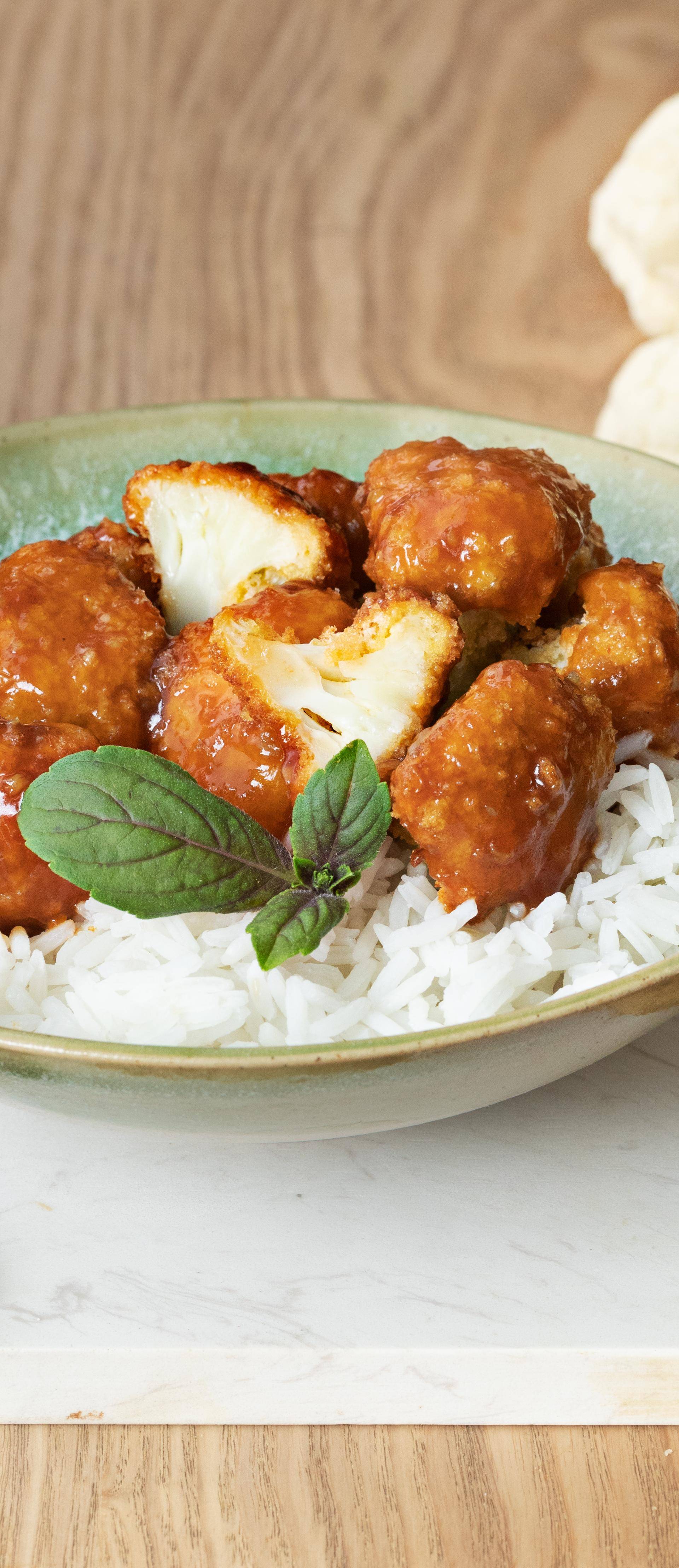 Zoetzure bloemkoolnuggets - Recepten Easy Fry Max | Tefal