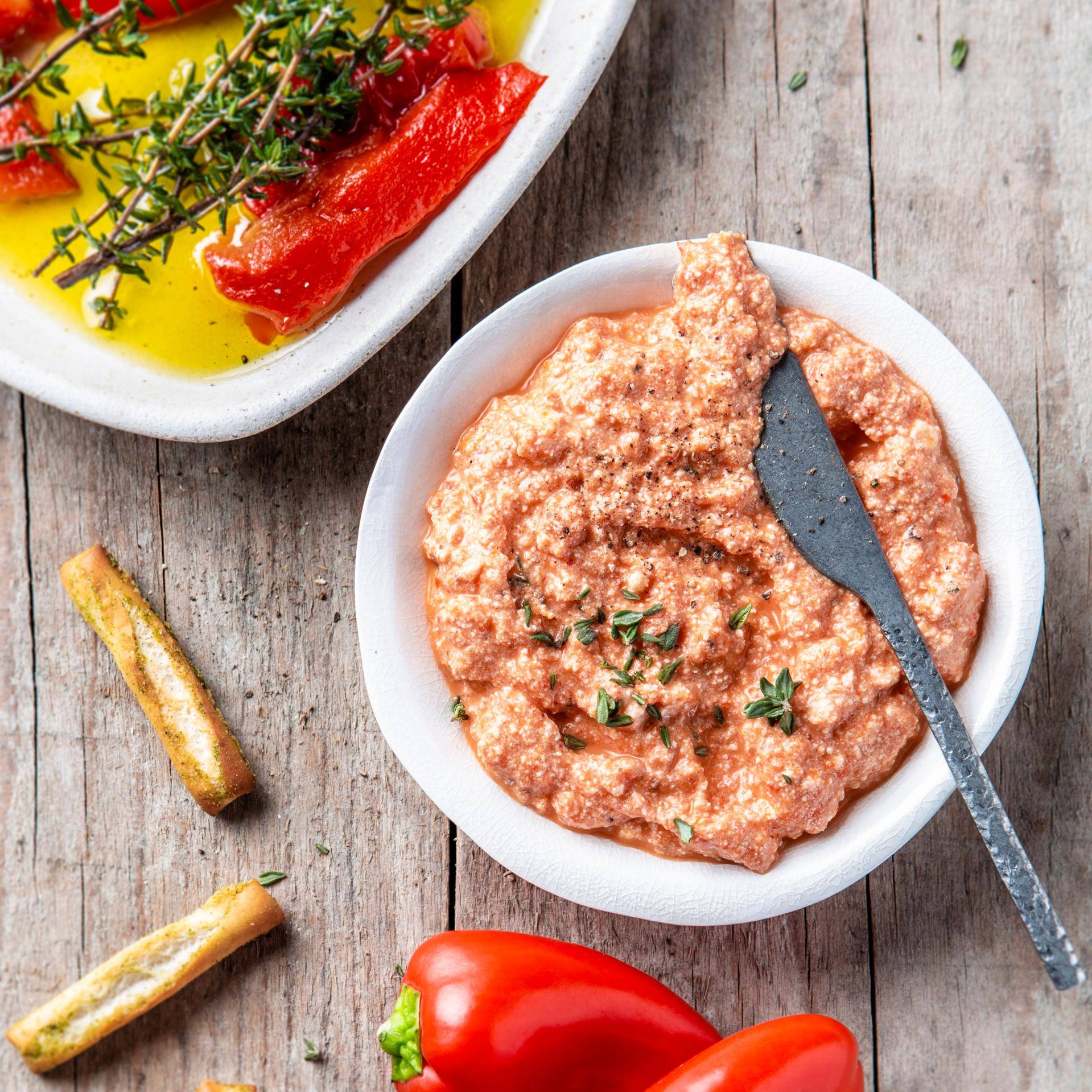 Tapenade van geroosterde paprika - Recepten 5second Chopper 500ml | Tefal