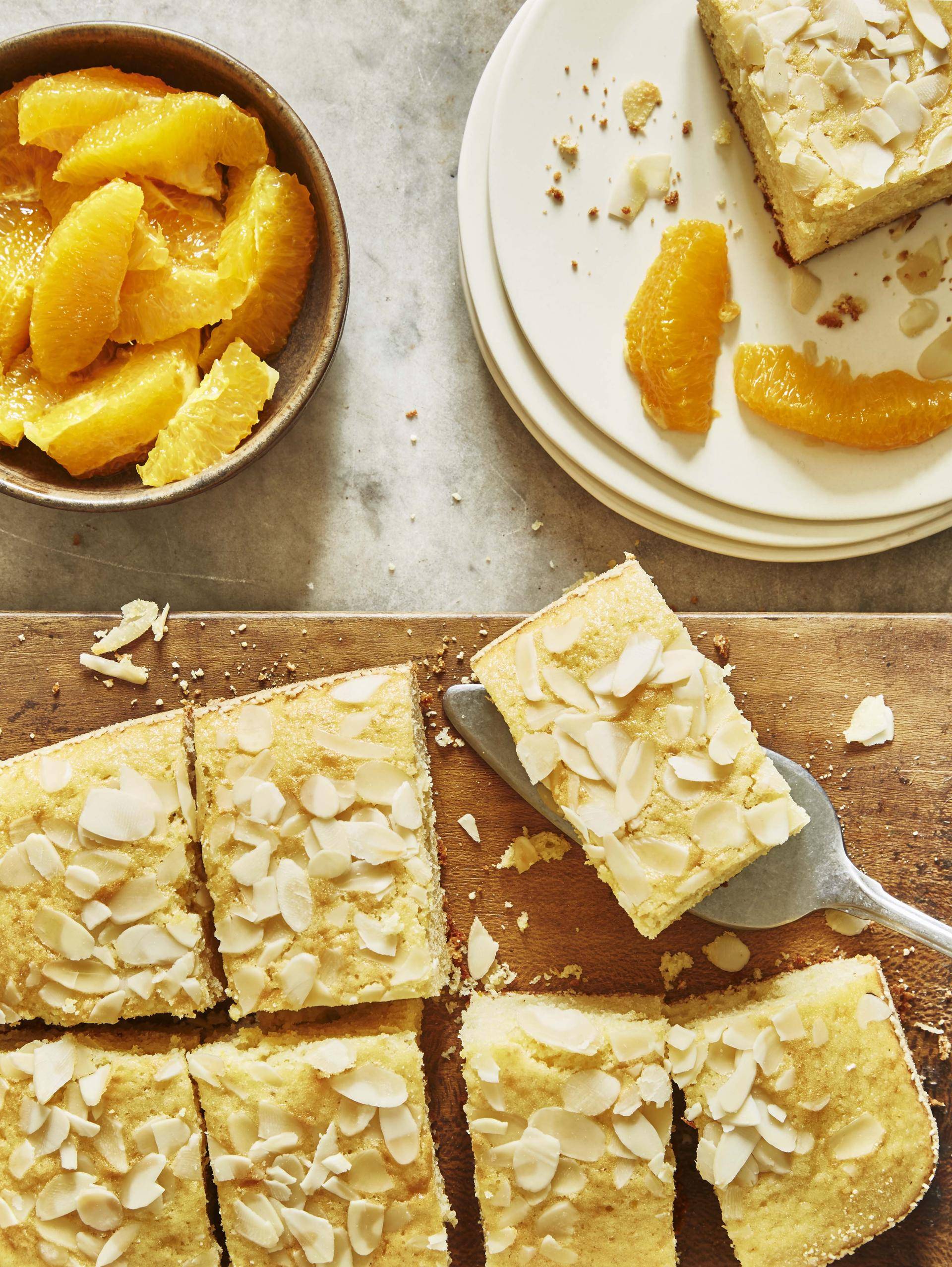 Cake van paneermeel, sinaasappel en amandel - Recepten Cake Factory | Tefal