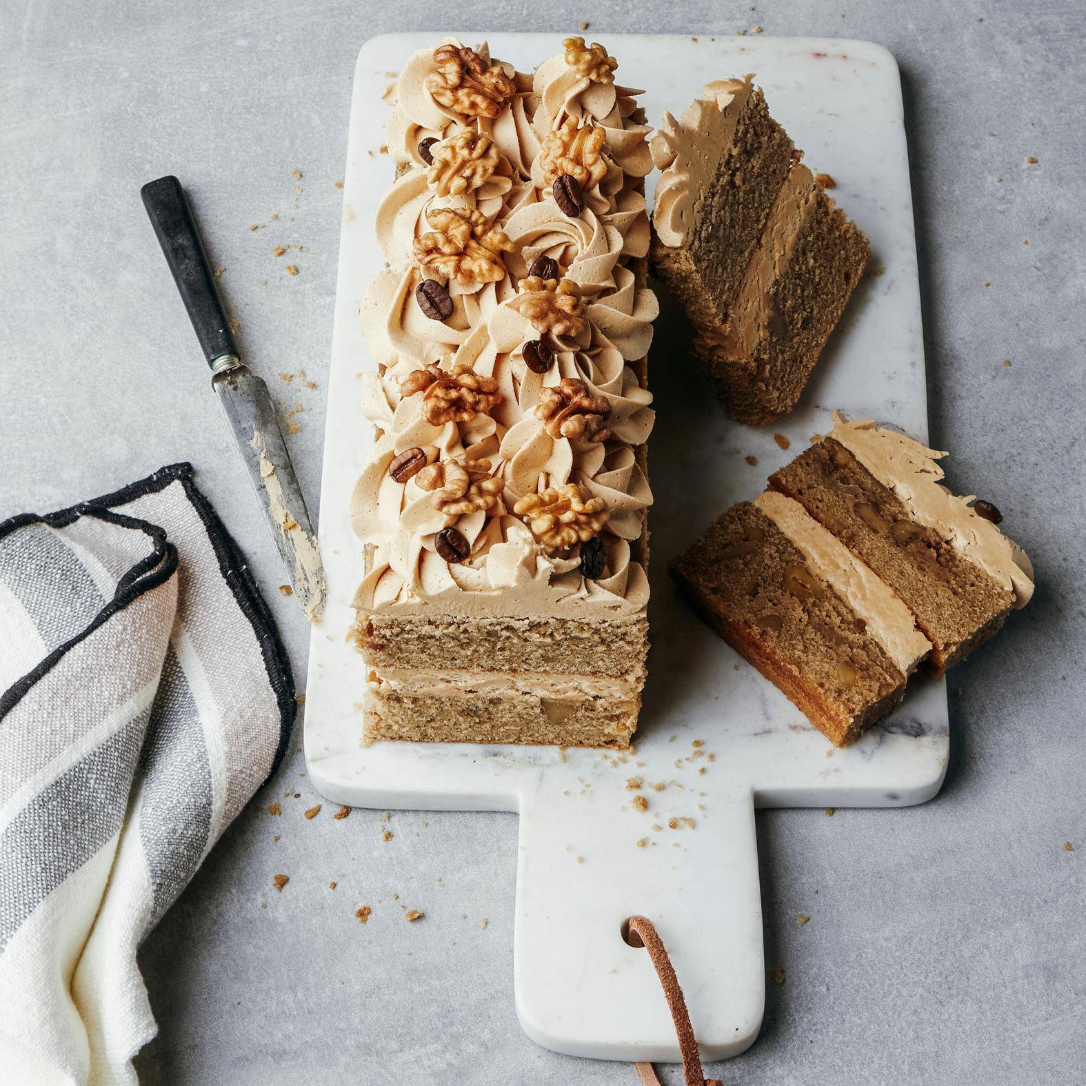 Koffie- en walnotencake - Recepten OptiGrill 4in1 | Tefal