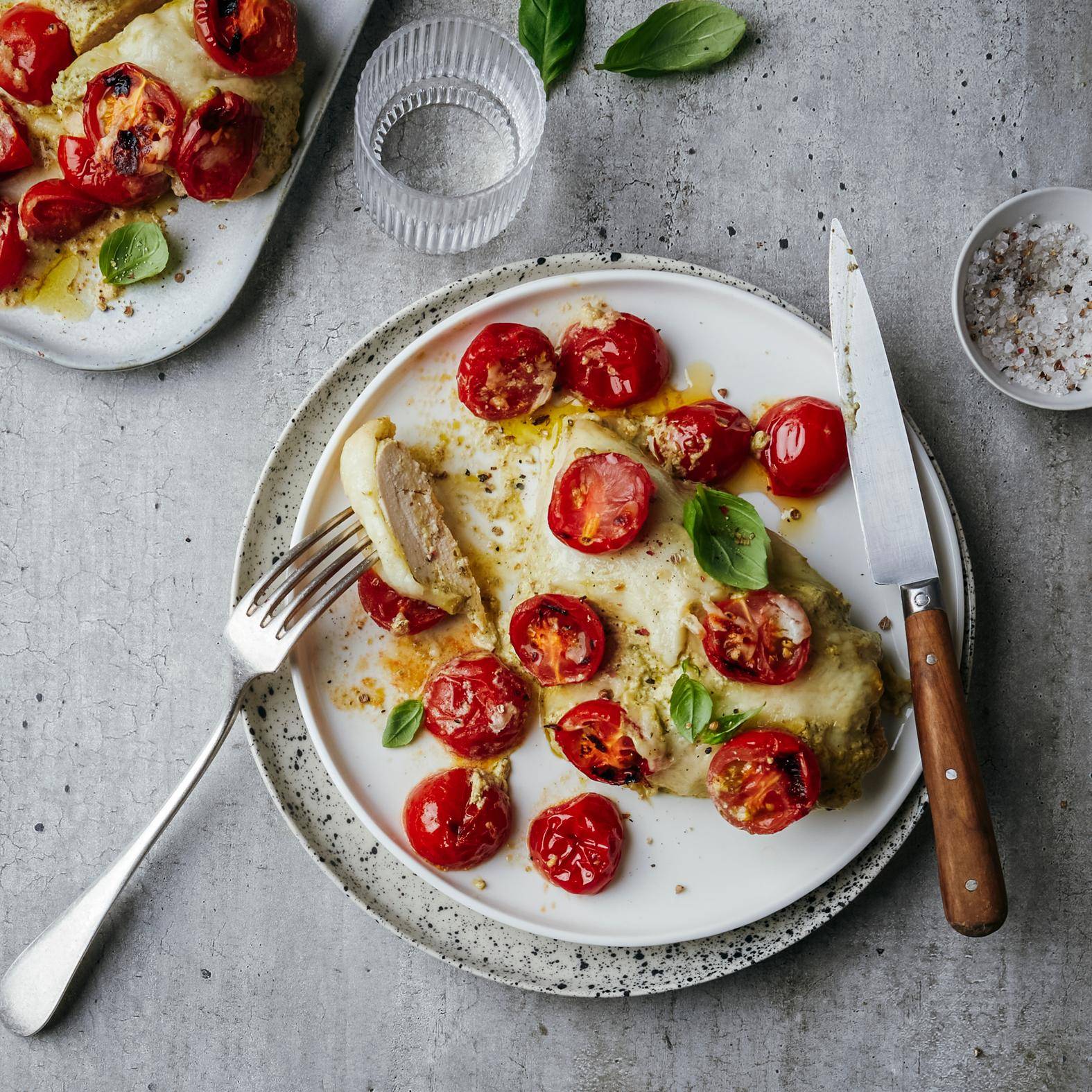 Driekleurige kip met pesto - Recepten OptiGrill 2in1 | Tefal