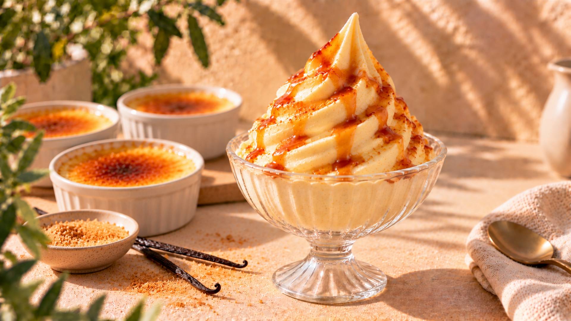 Crème brûlée ijs - Recepten Freezi | Tefal