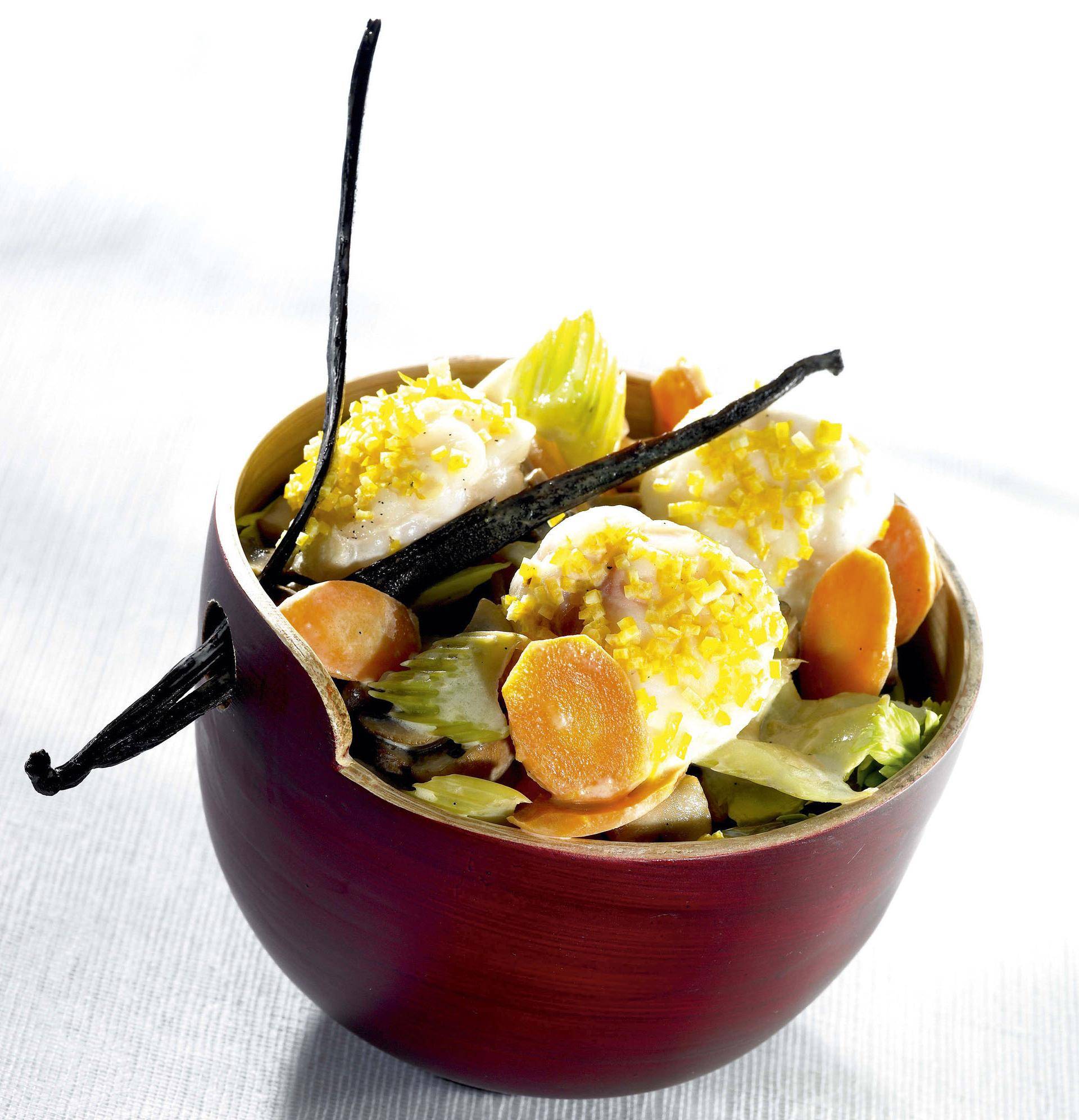 Koude frambozensoep met granita van amandelmelk - Recepten Perfectmix + | Tefal