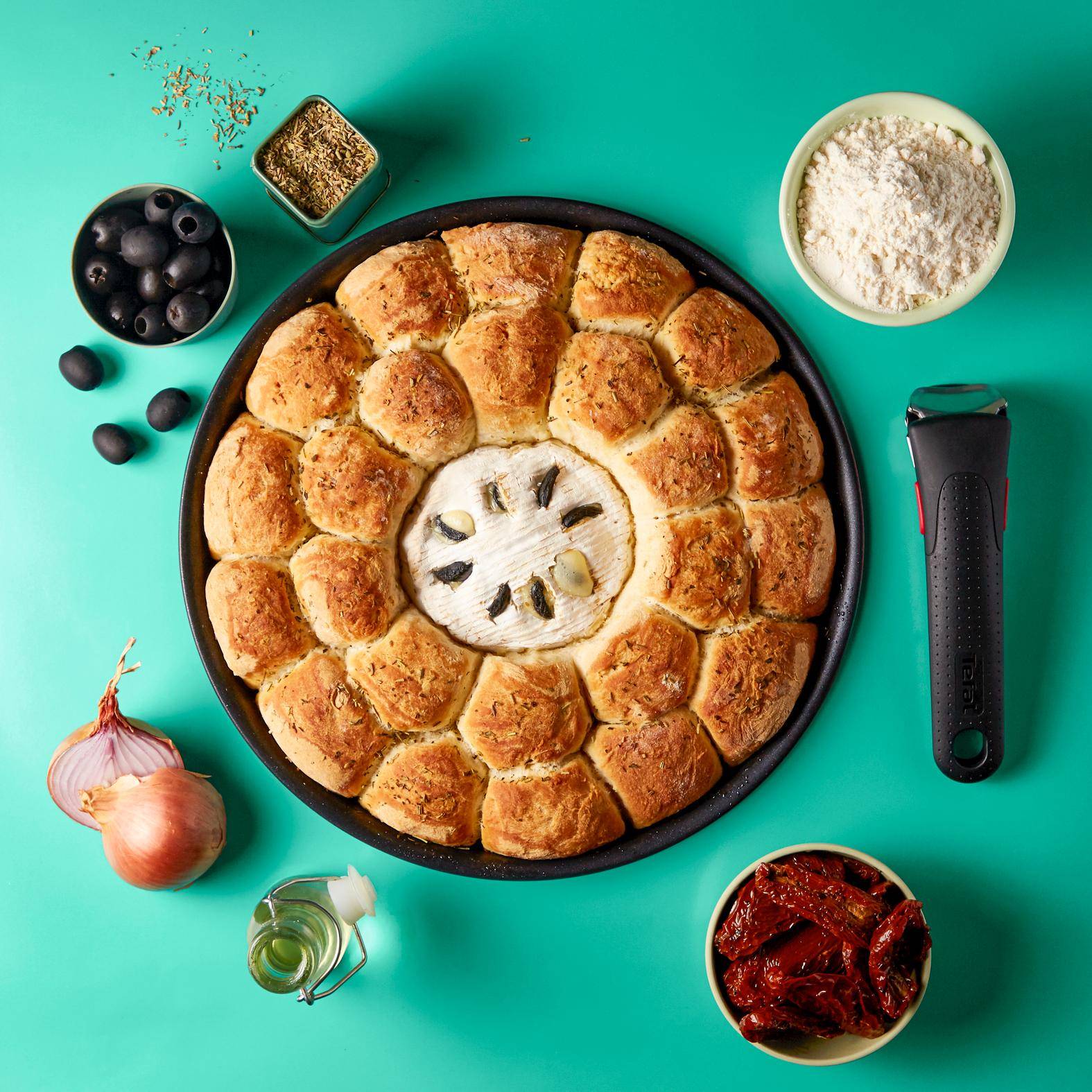 Plukbrood met camembert - Recepten undefined | Tefal