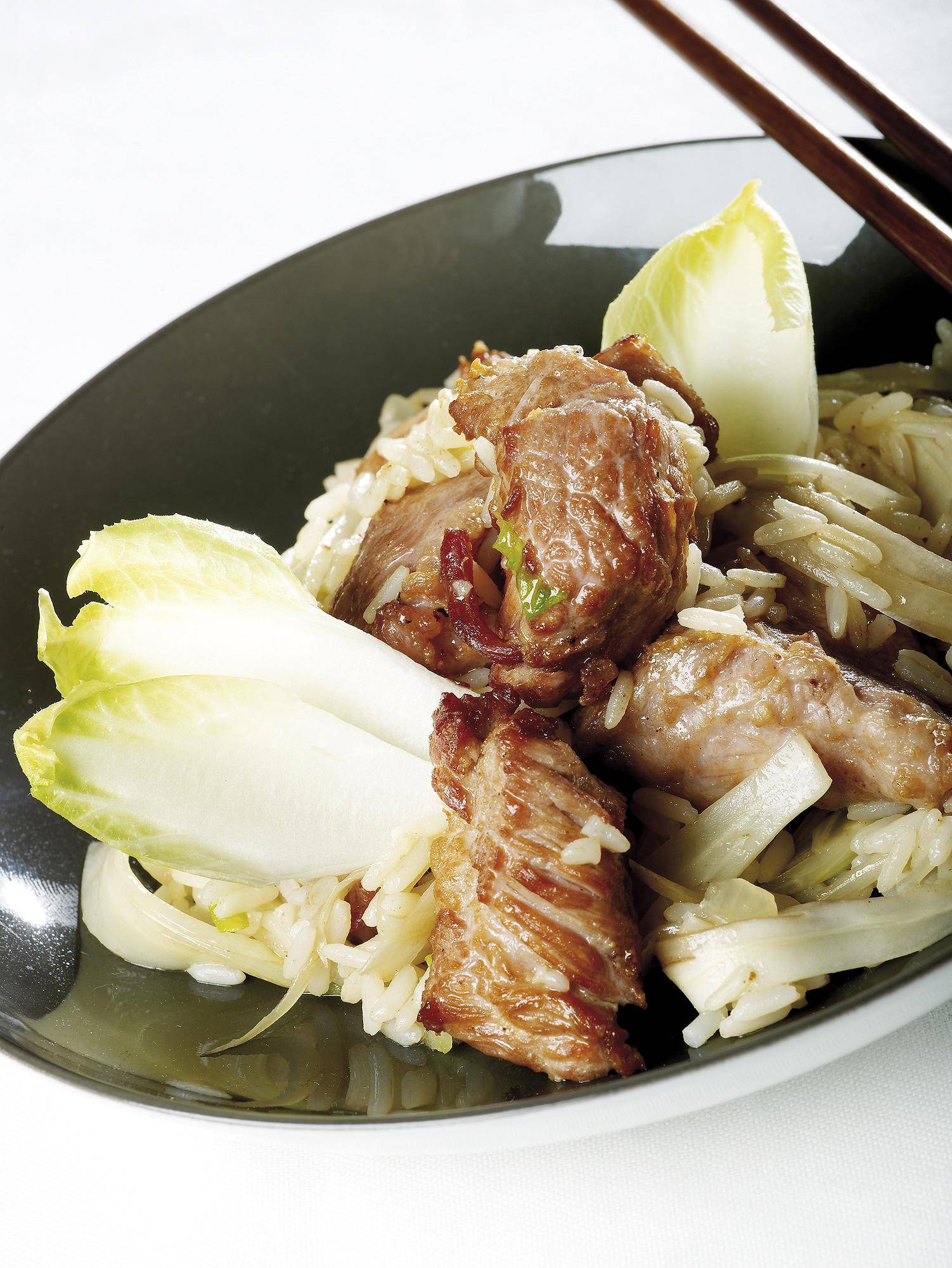 Kalfsragout met witloof en basmatirijst - Recepten Actifry Original 1kg | Tefal