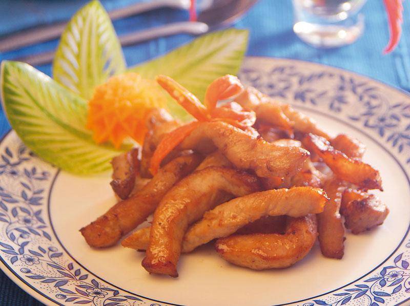 Varkensvlees in reepjes - Recepten Actifry Original 1kg | Tefal