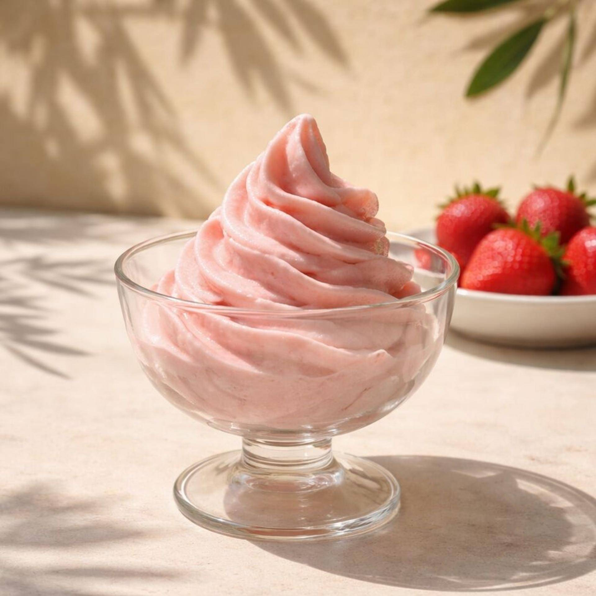 Aardbei frozen yogurt - Recepten Freezi | Tefal