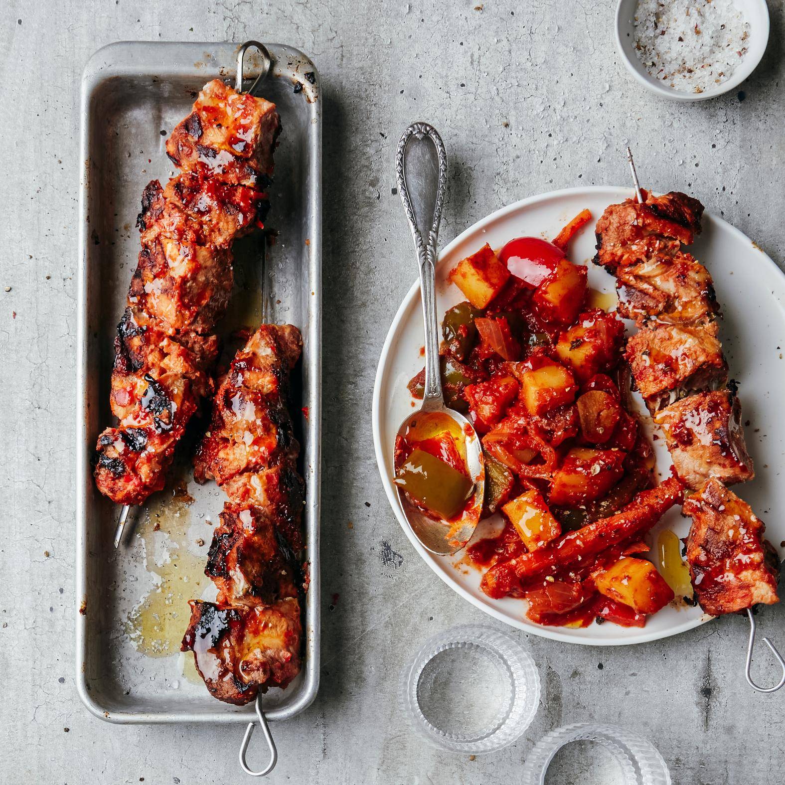 Goulash met geroosterd vlees. - Recepten OptiGrill 2in1 | Tefal