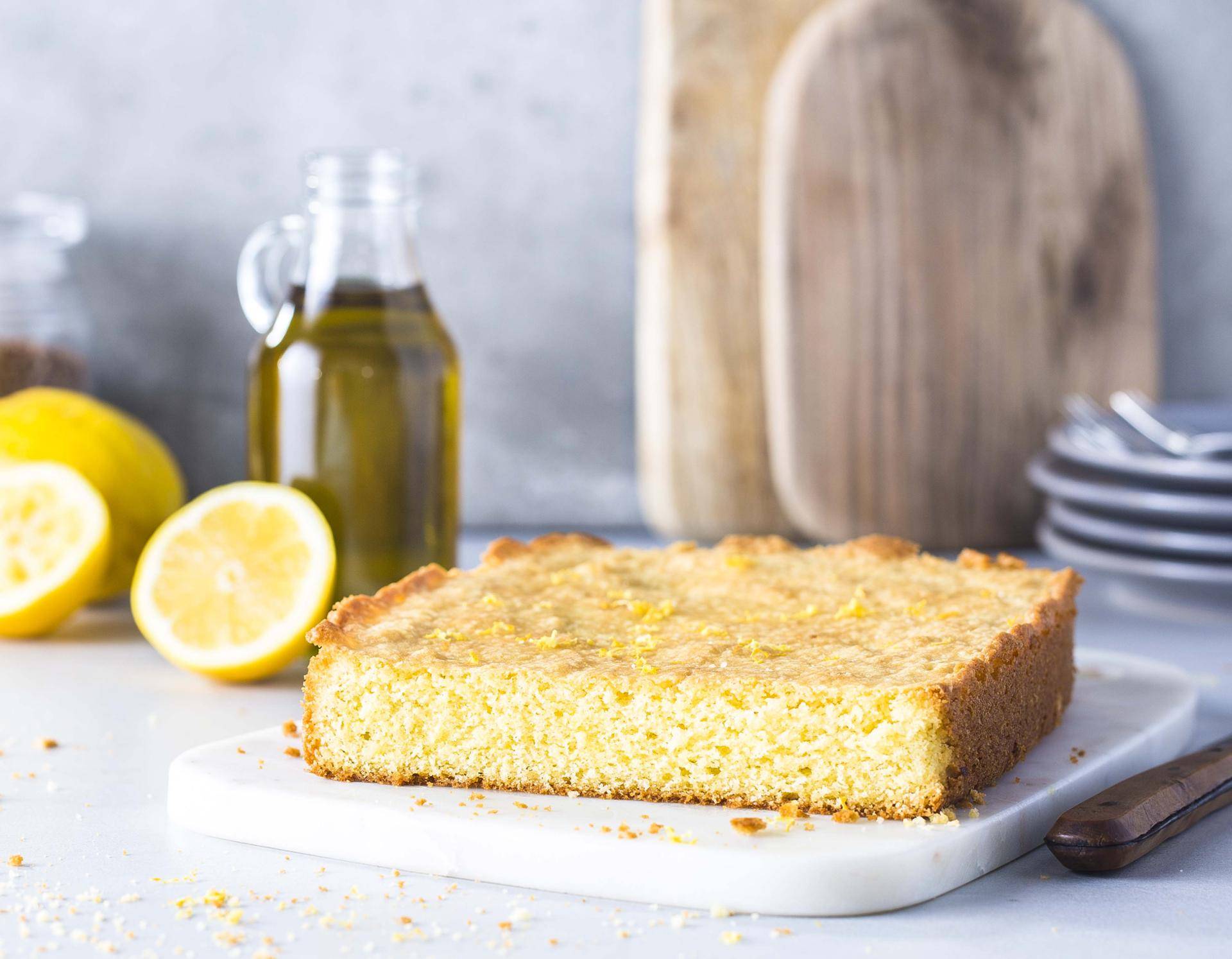 Cake met olijfolie en citroen - Recepten Cake Factory | Tefal