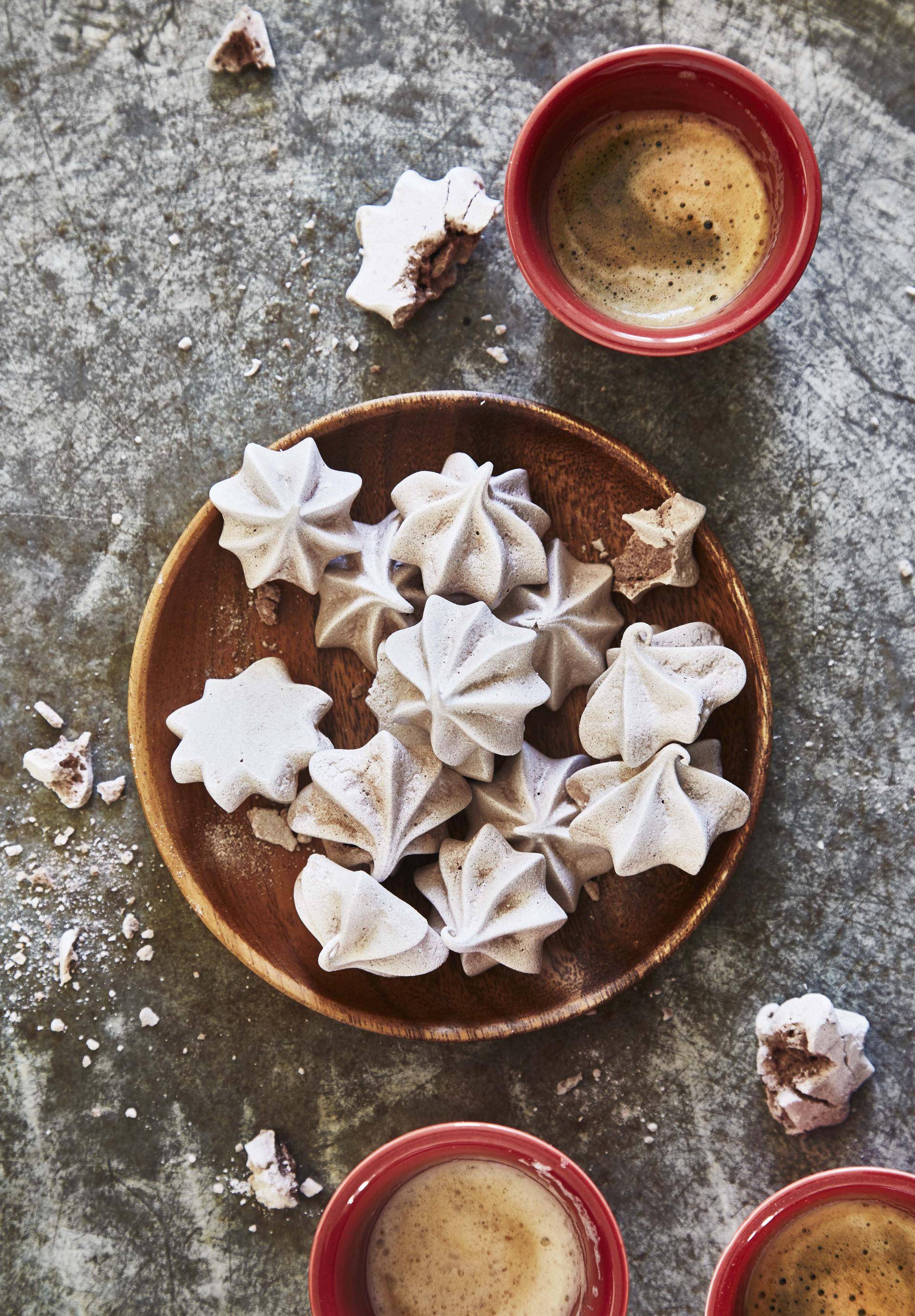 Meringues met cacao en kaneel - Recepten Cake Factory | Tefal