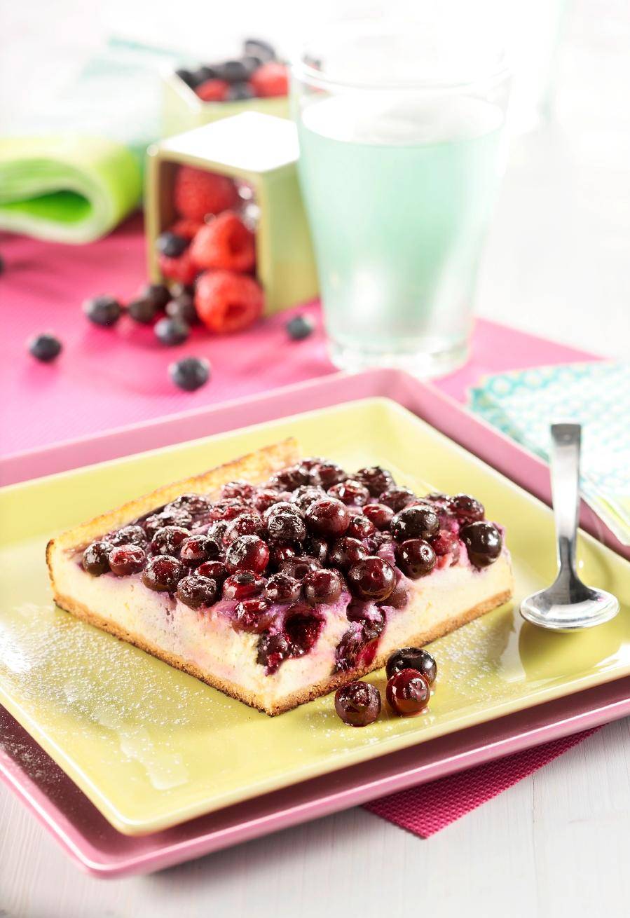 Cheesecake met blauwe bessen - Recepten OptiGrill + | Tefal