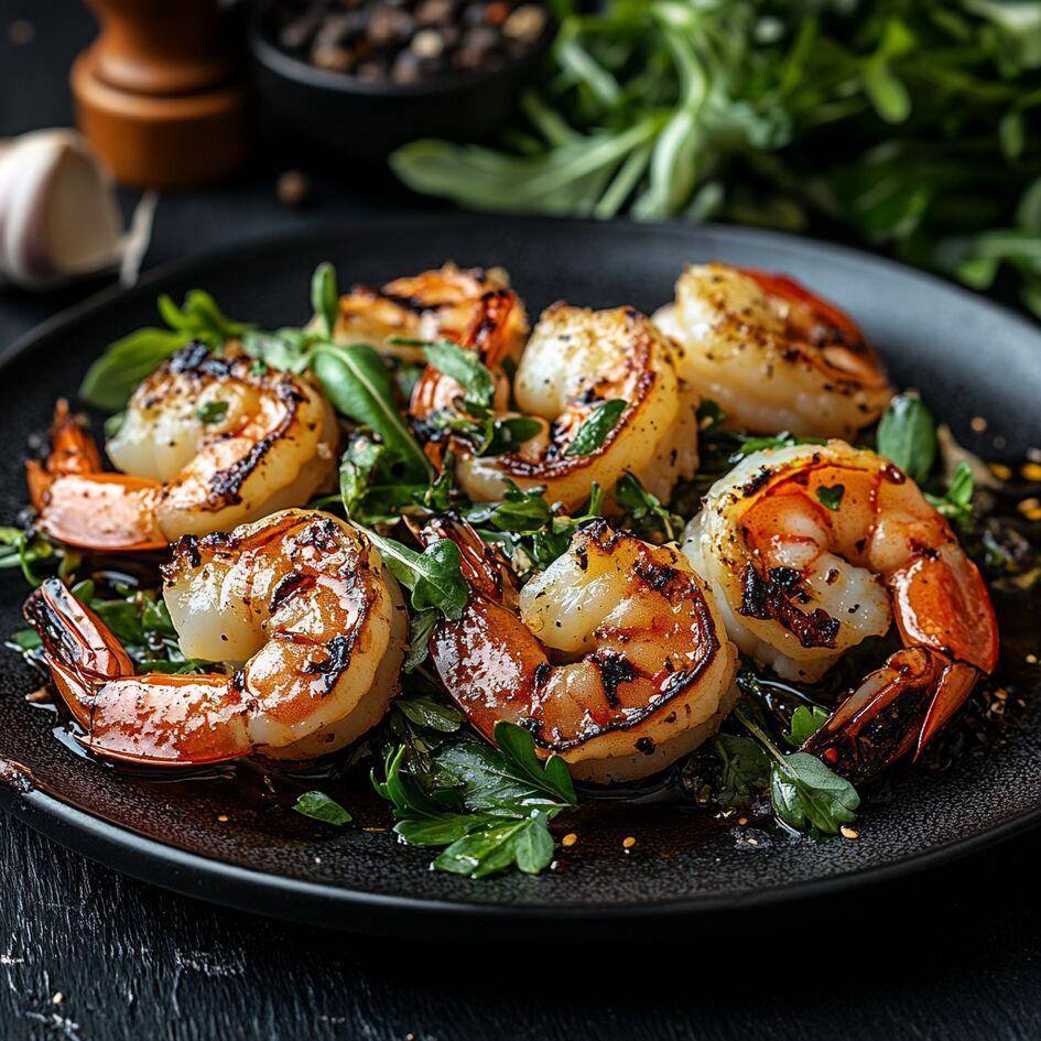 Garnalen gebakken met knoflook en chili - Recepten undefined | Tefal