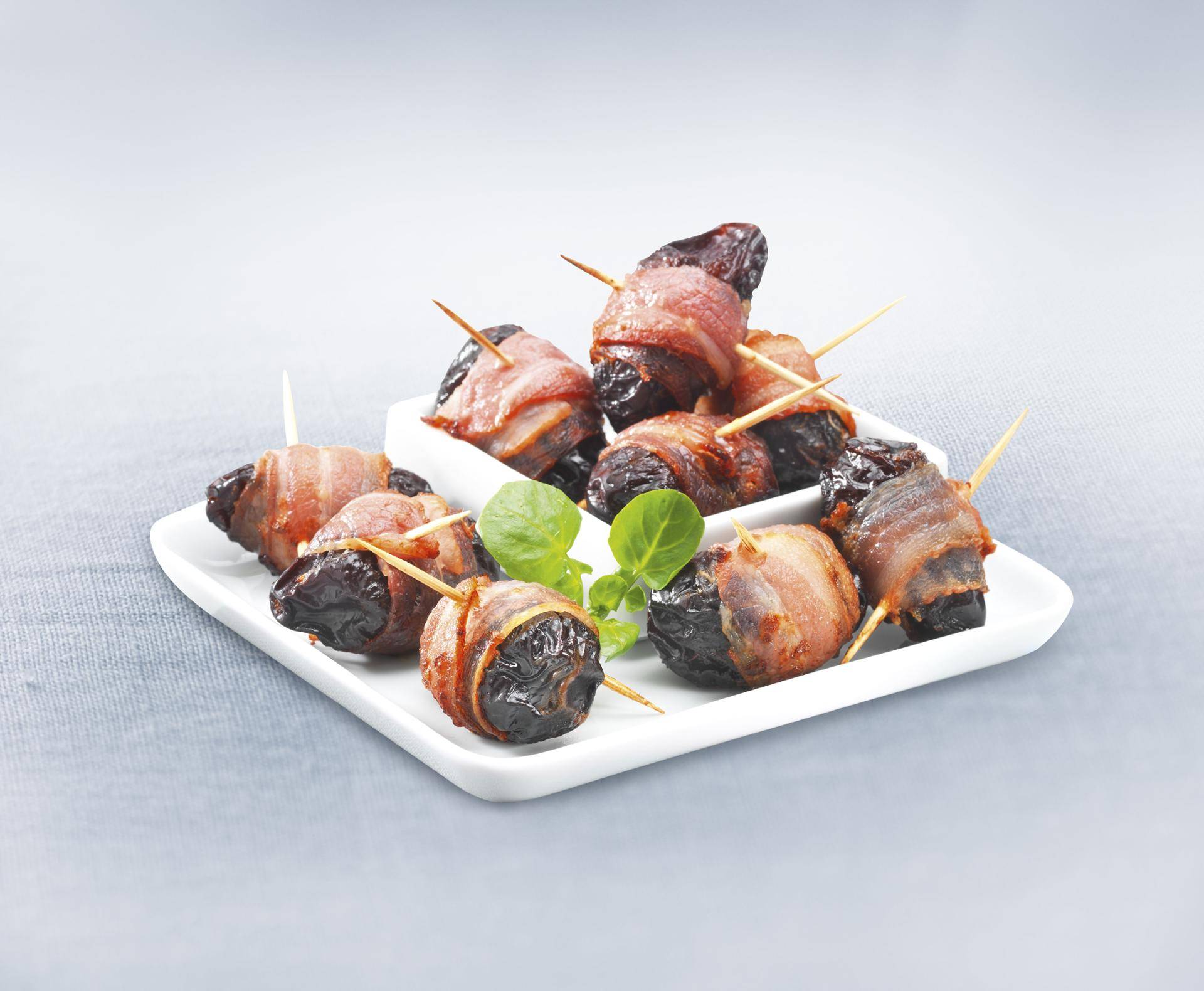 Spiesjes van pruimen in spek - Recepten Actifry Express 1kg | Tefal