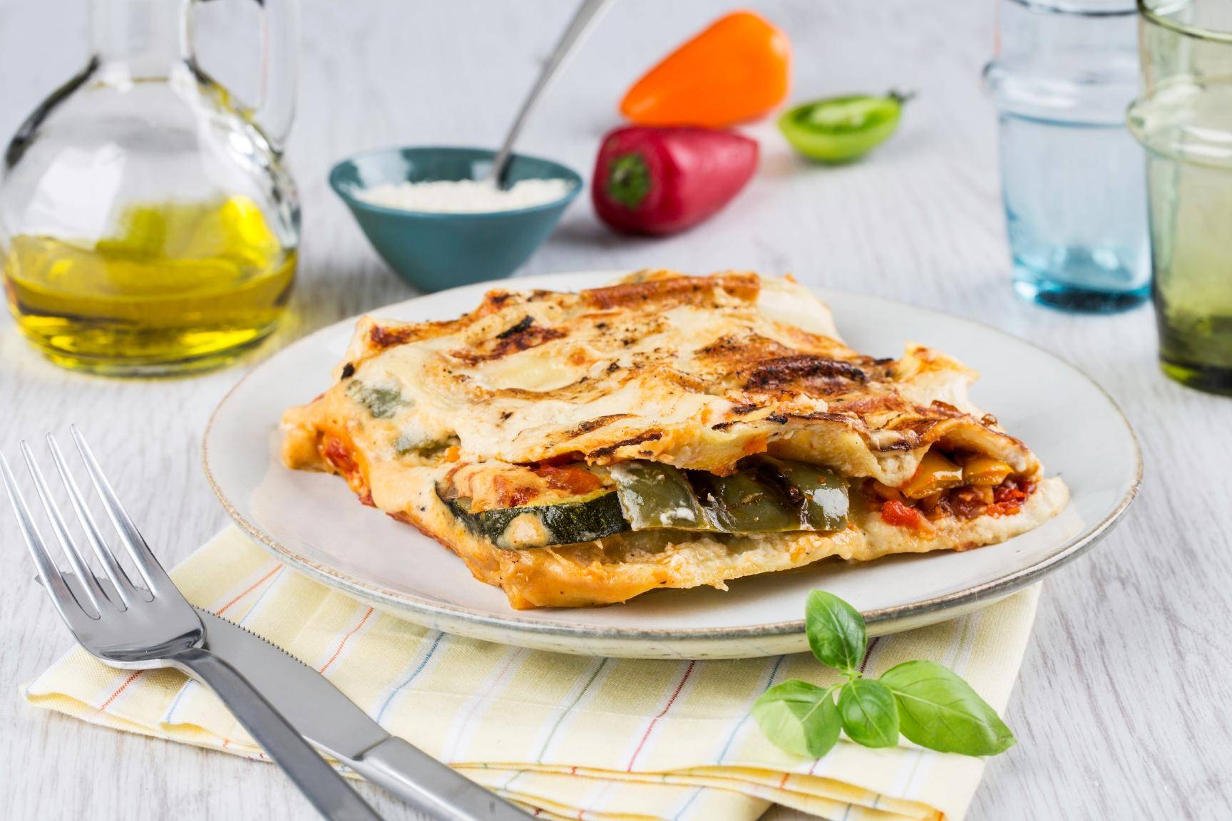Vegetarische lasagne - Recepten Optigrill Elite | Tefal