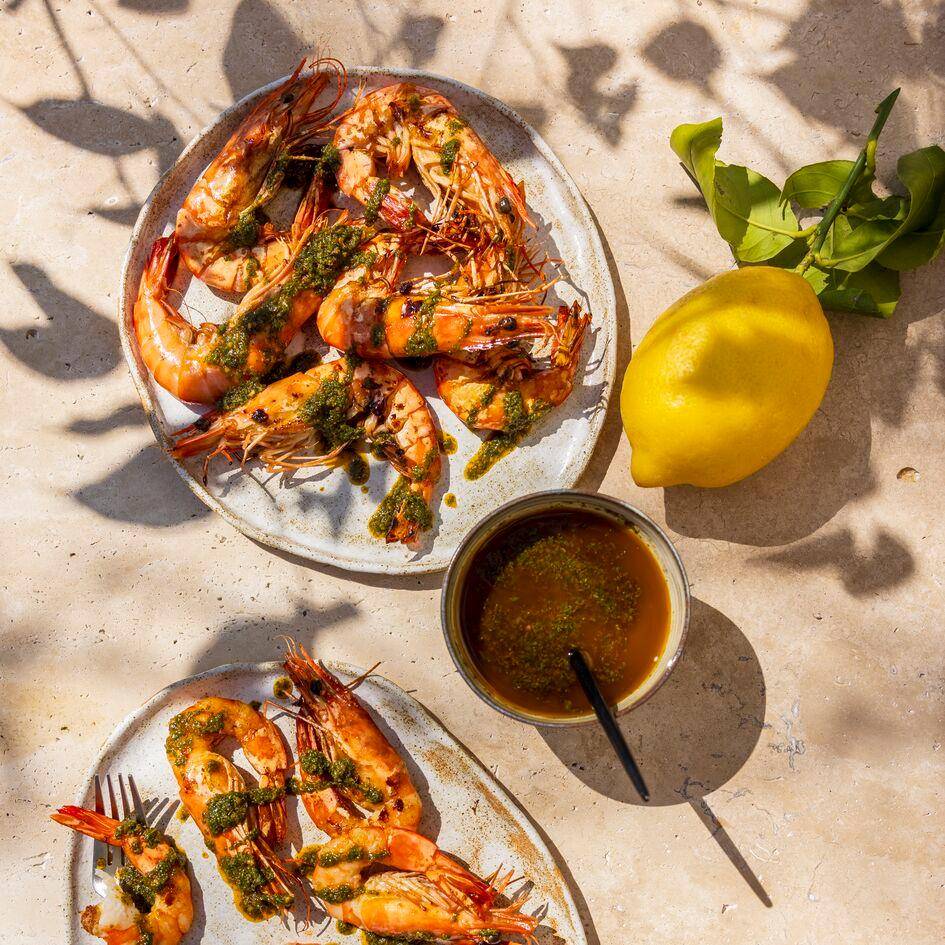 Gegrilde gamba's met chermoula saus - Recepten undefined | Tefal