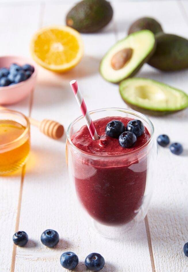 Avocado & blueberry smoothie - Recepten Blend up | Tefal