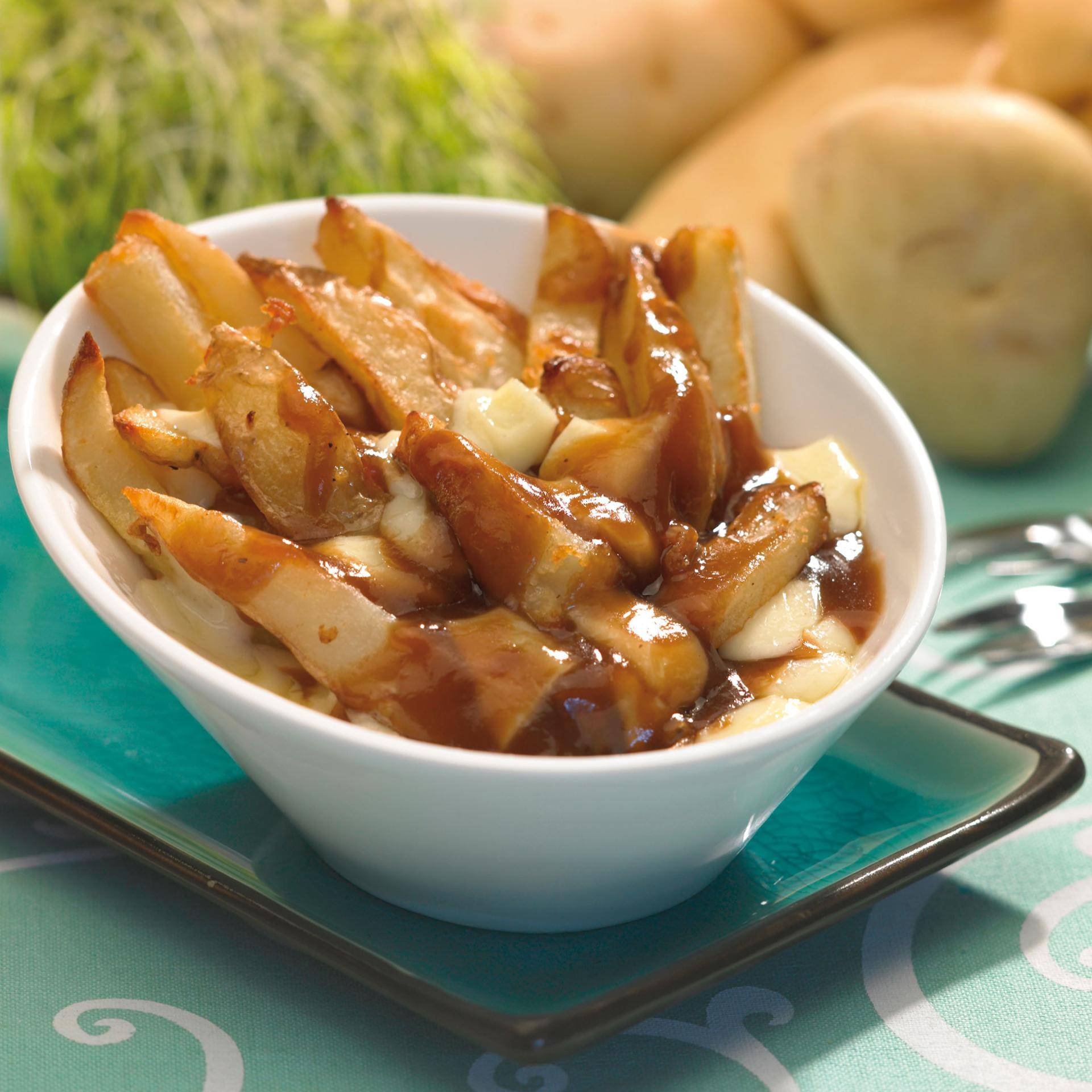 Caloriearme poutine - Recepten Actifry Genius XL | Tefal