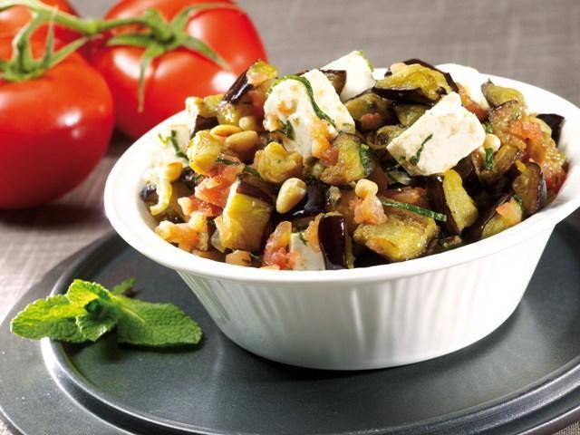 Aubergine met fetakaas en komijn - Recepten Actifry Original 1kg | Tefal