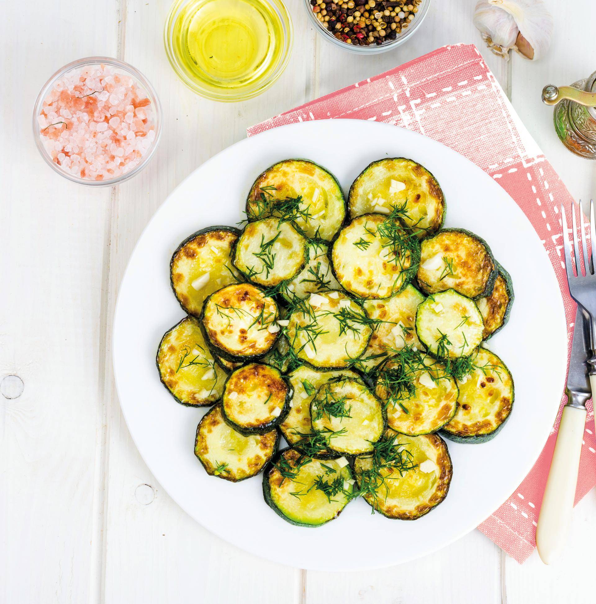 Geroosterde courgette - Recepten Easy Fry Mega | Tefal