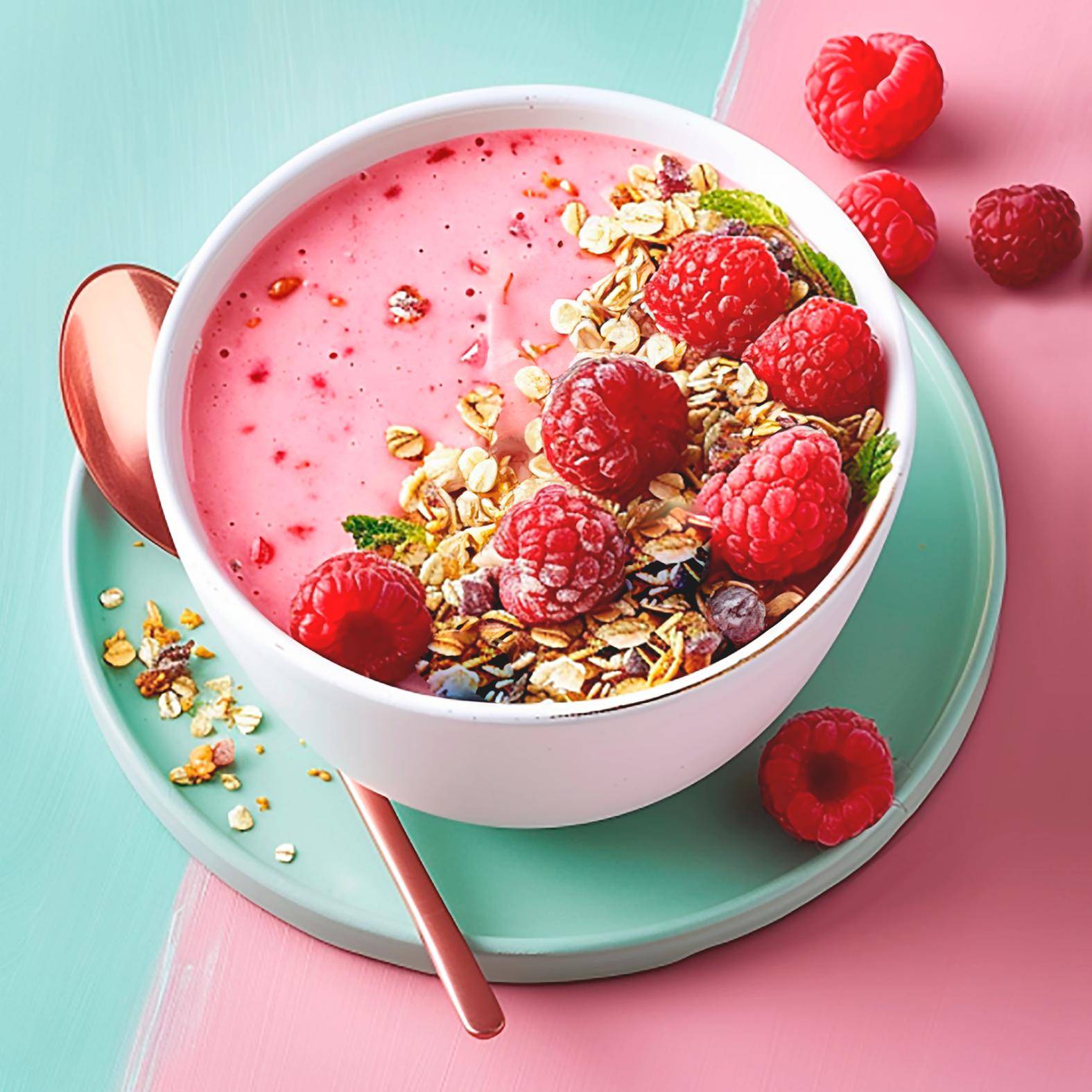 Red fruit, yoghurt and granola smoothie bowl - Recepten Blend up | Tefal