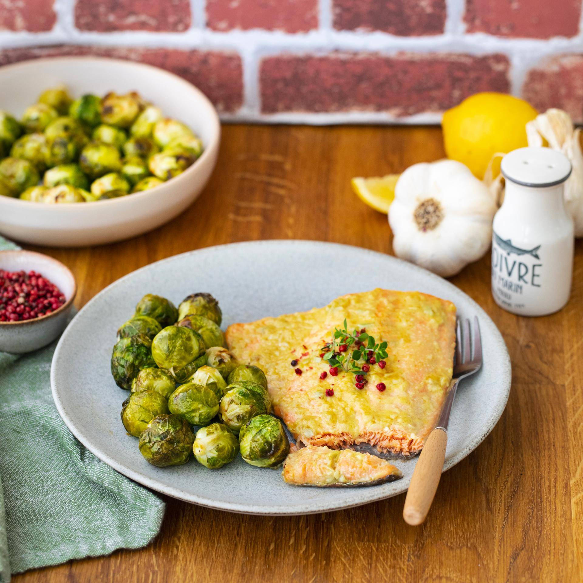 Zalm met spruitjes - Recepten EASY FRY & GRILL 2 in 1 XXL | Tefal