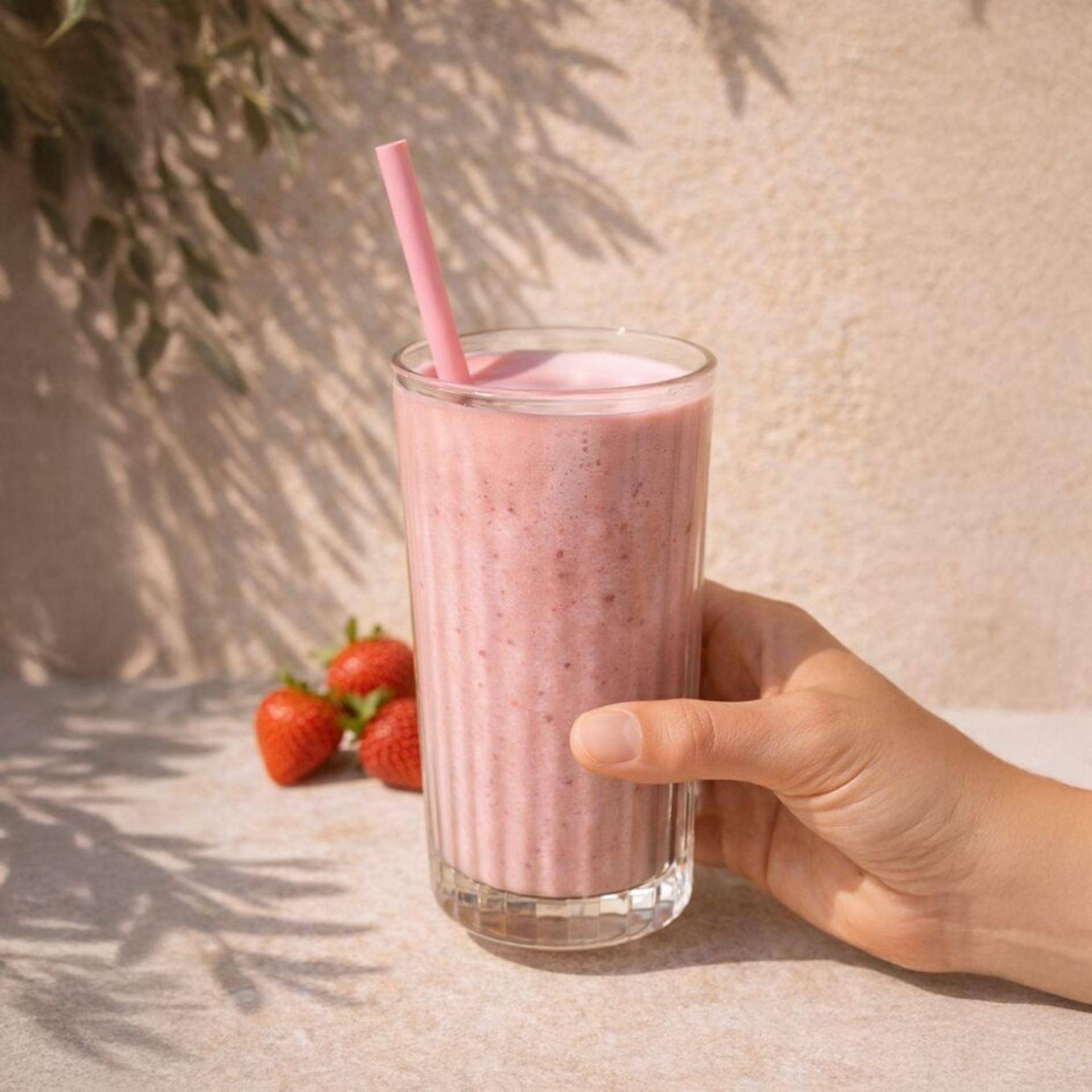 Aardbeienmilkshake - Recepten Freezi | Tefal
