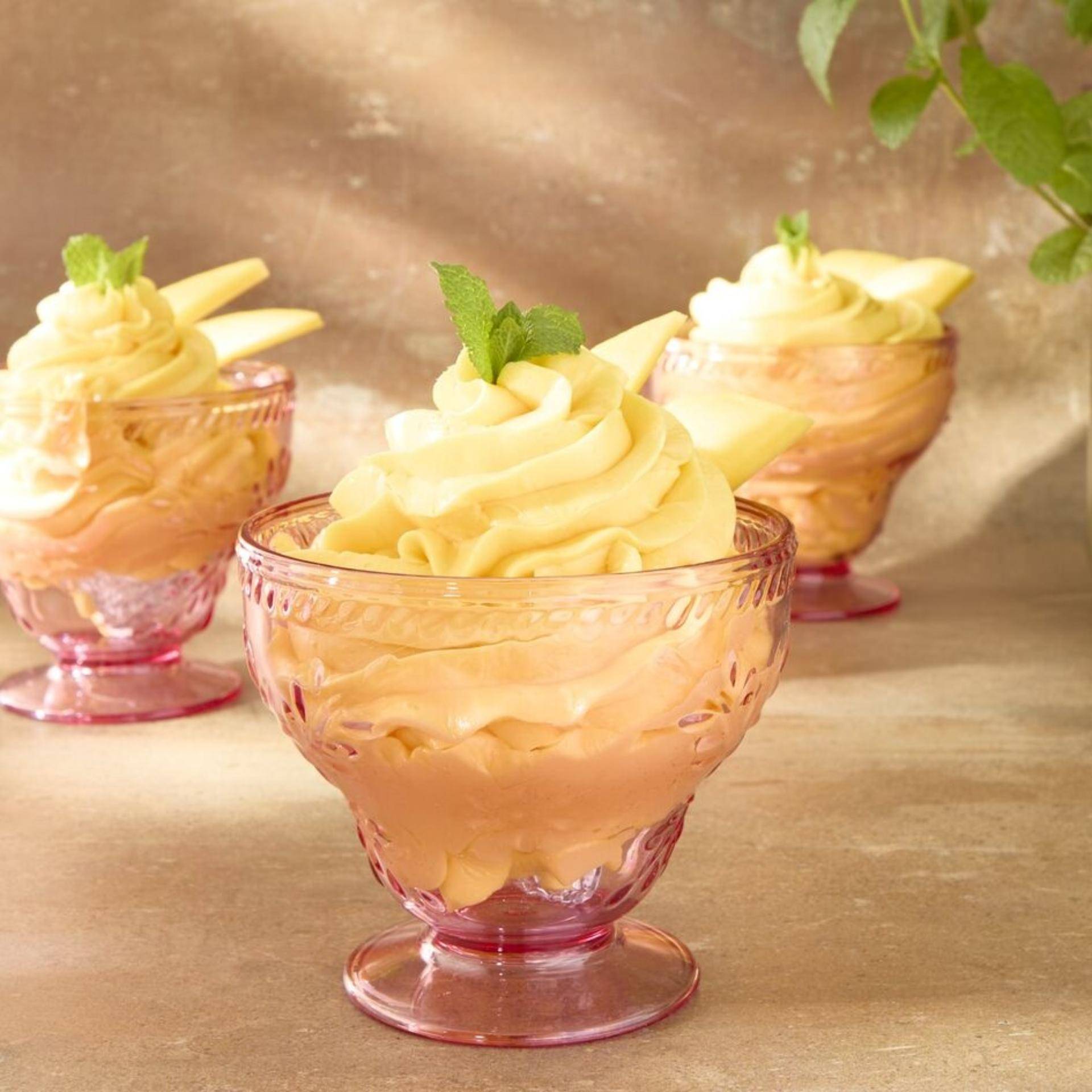 Eiwitrijke mango frozen yogurt - Recepten Freezi | Tefal