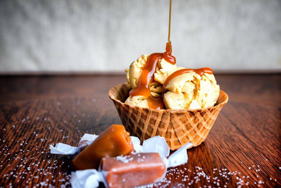 Vegan ice-cream with date caramel - Recepten Blend up | Tefal