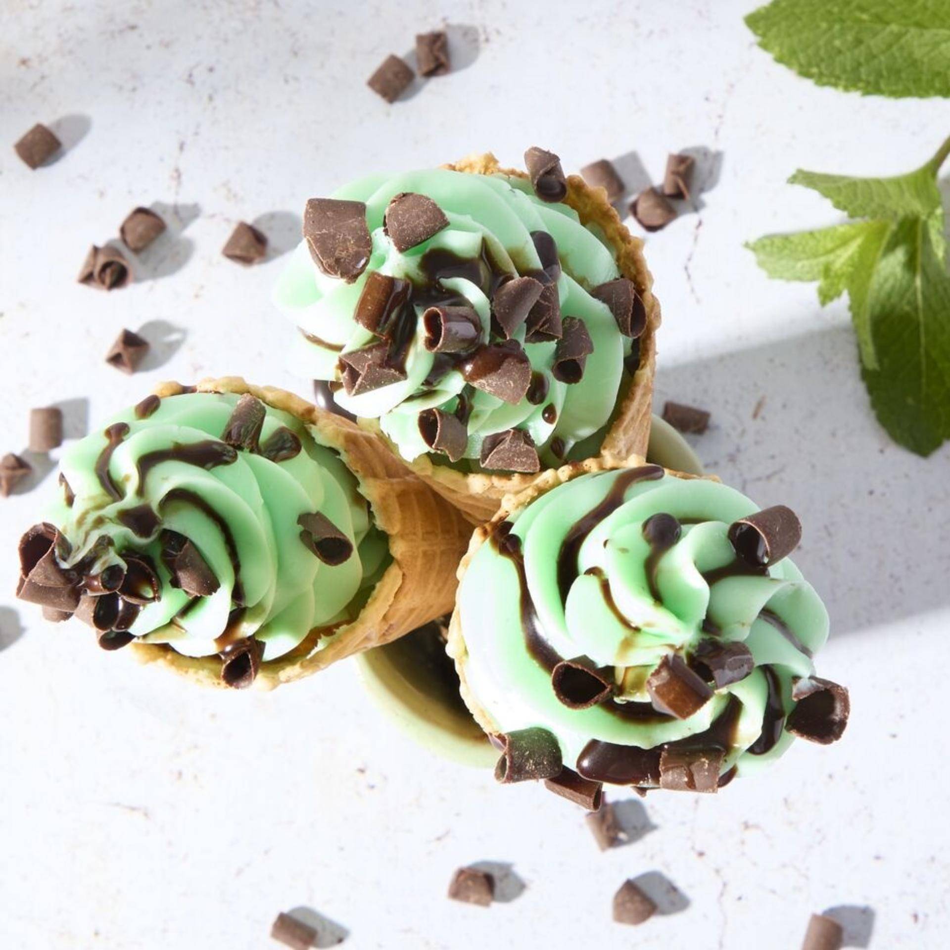 Munt-chocolade softijs - Recepten Freezi | Tefal