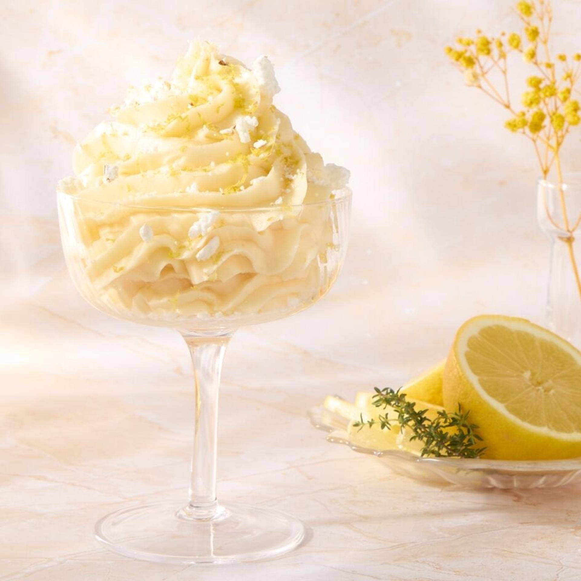 Lemon curd softijs - Recepten Freezi | Tefal