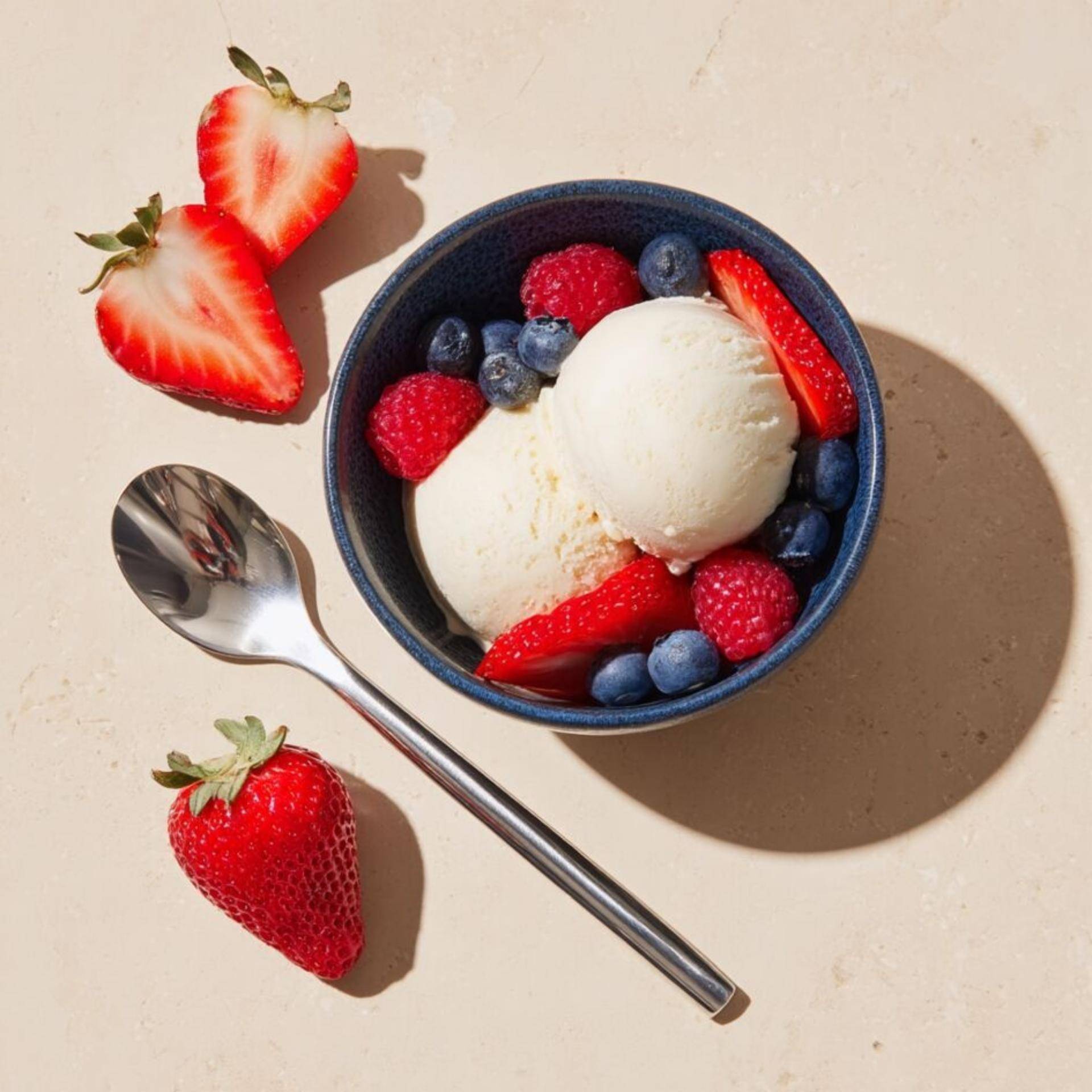 Light ijs met vers fruit met de Dolci ijsmachine - Recepten undefined | Tefal