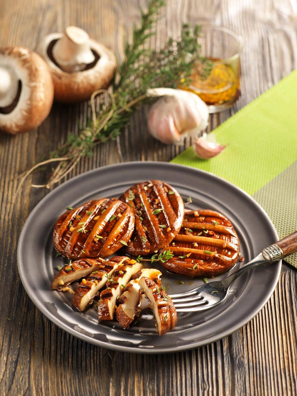 Gegrilde portobello's - Recepten EASY FRY GRILL & STEAM 3 in 1 | Tefal