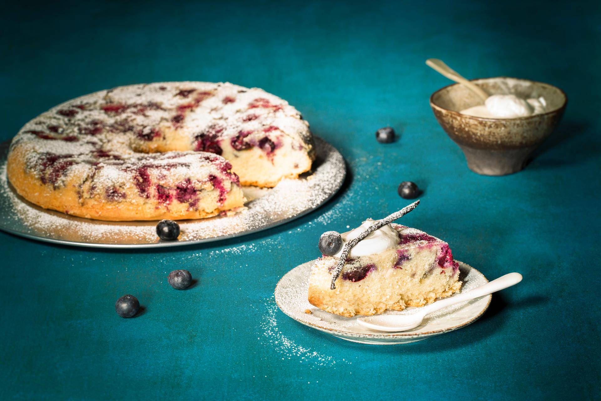 Bosbessencake - Recepten Actifry Genius | Tefal