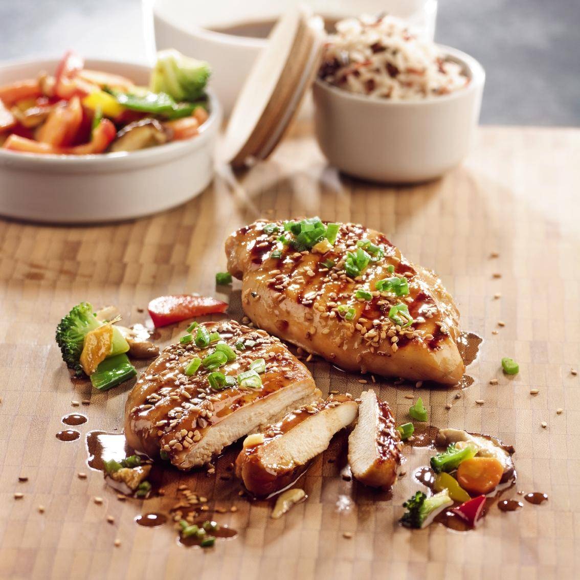 Kipfilet met honing en hoisinsaus - Recepten OptiGrill + | Tefal