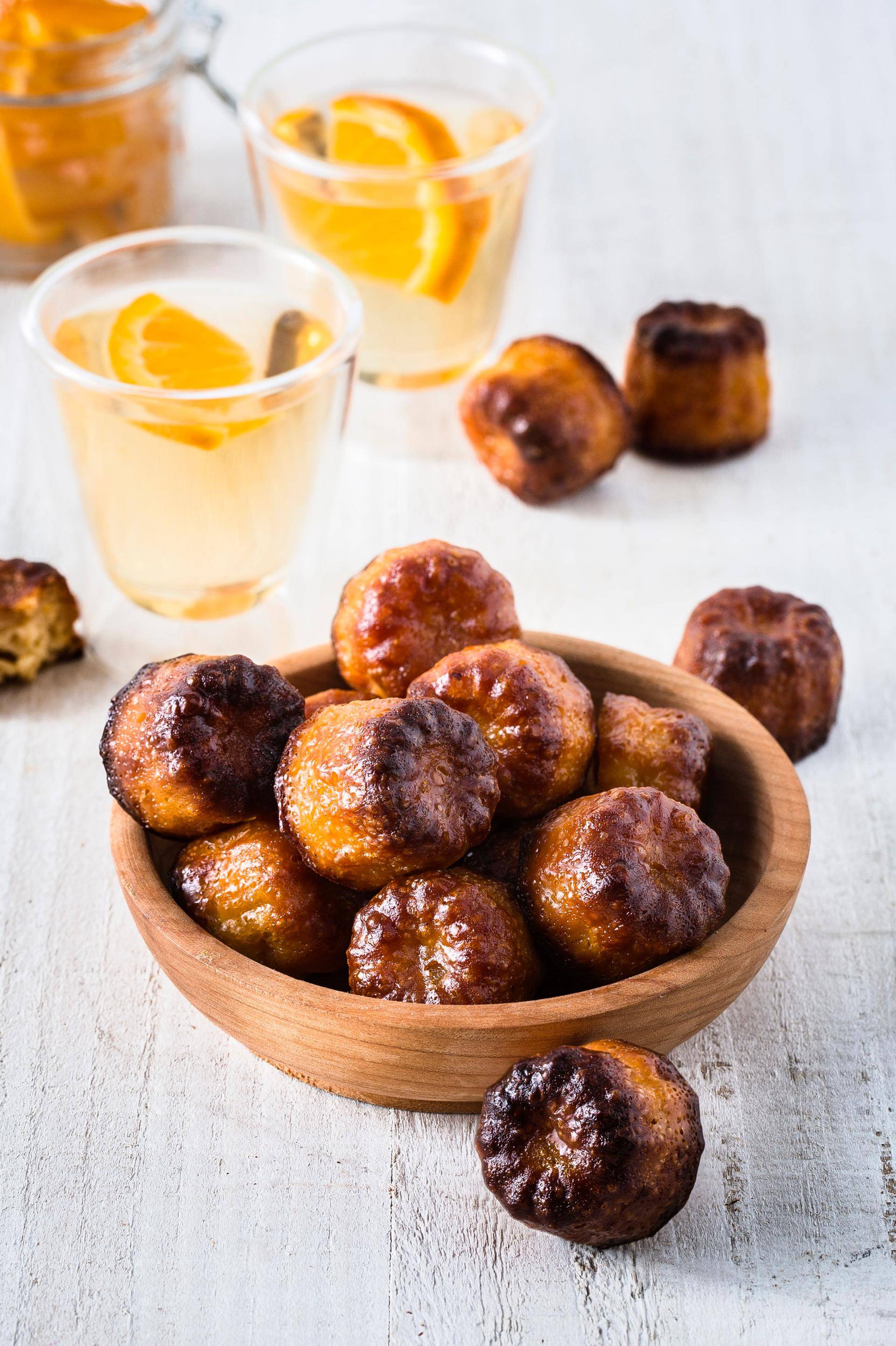 Minicanelés met sinaasappel - Recepten Cake Factory | Tefal