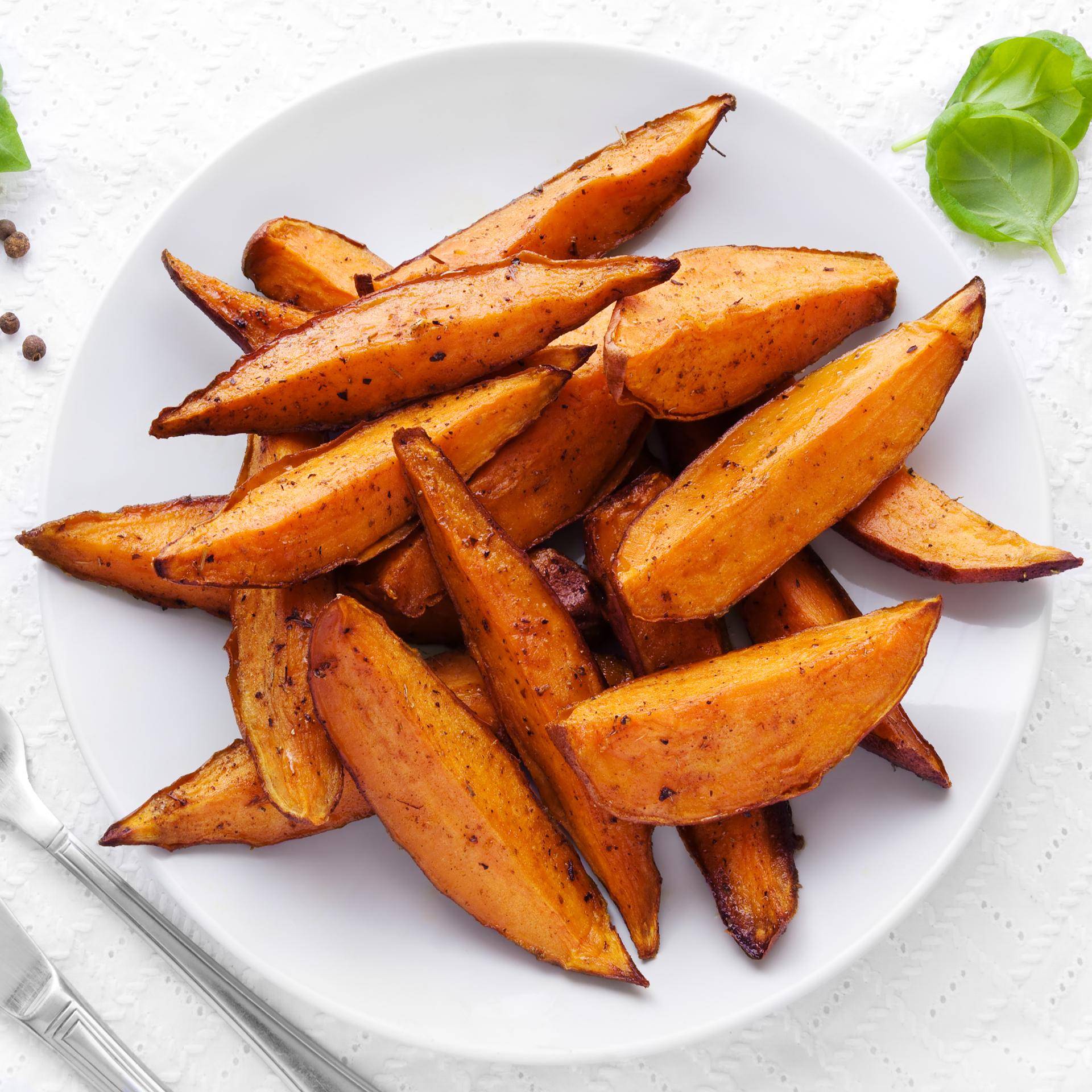 Zoete aardappelen - Recepten Easy Fry Mega | Tefal