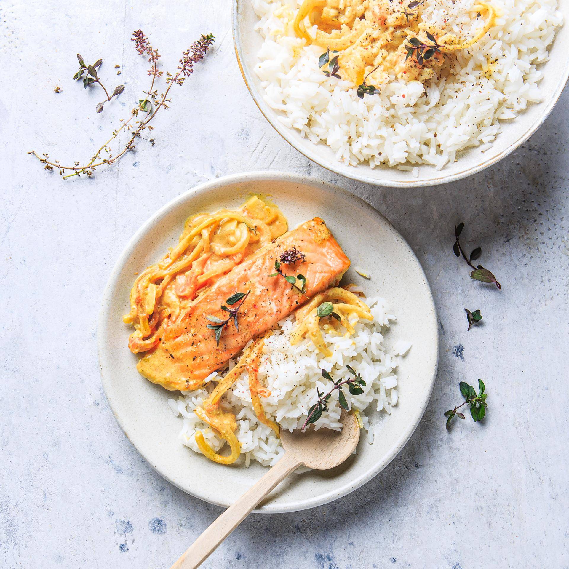 Geglaceerde zalm masala - Recepten EASY FRY GRILL & STEAM 3 in 1 | Tefal