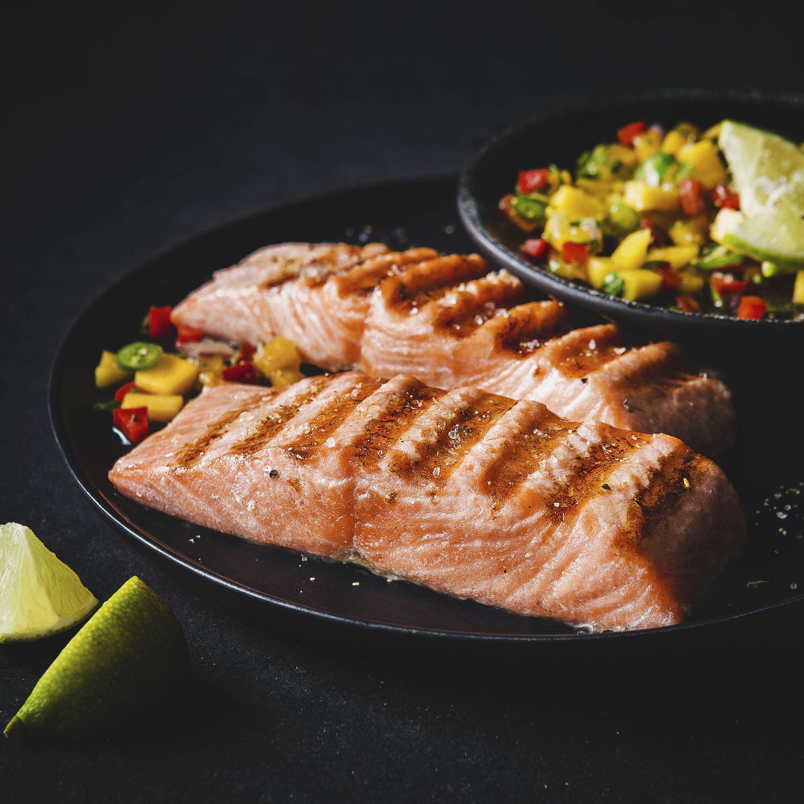 Gegrilde zalm en mangosalsa - Recepten OptiGrill + | Tefal