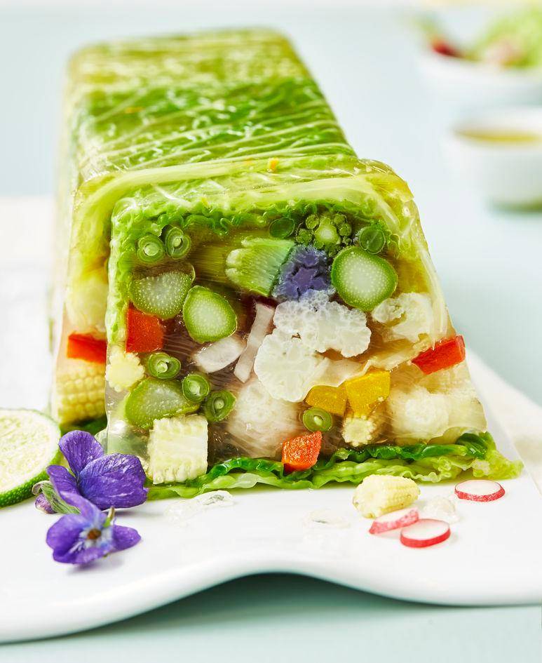 Zalmterrine met voorjaarsgroenten - Recepten Perfectmix Cook | Tefal