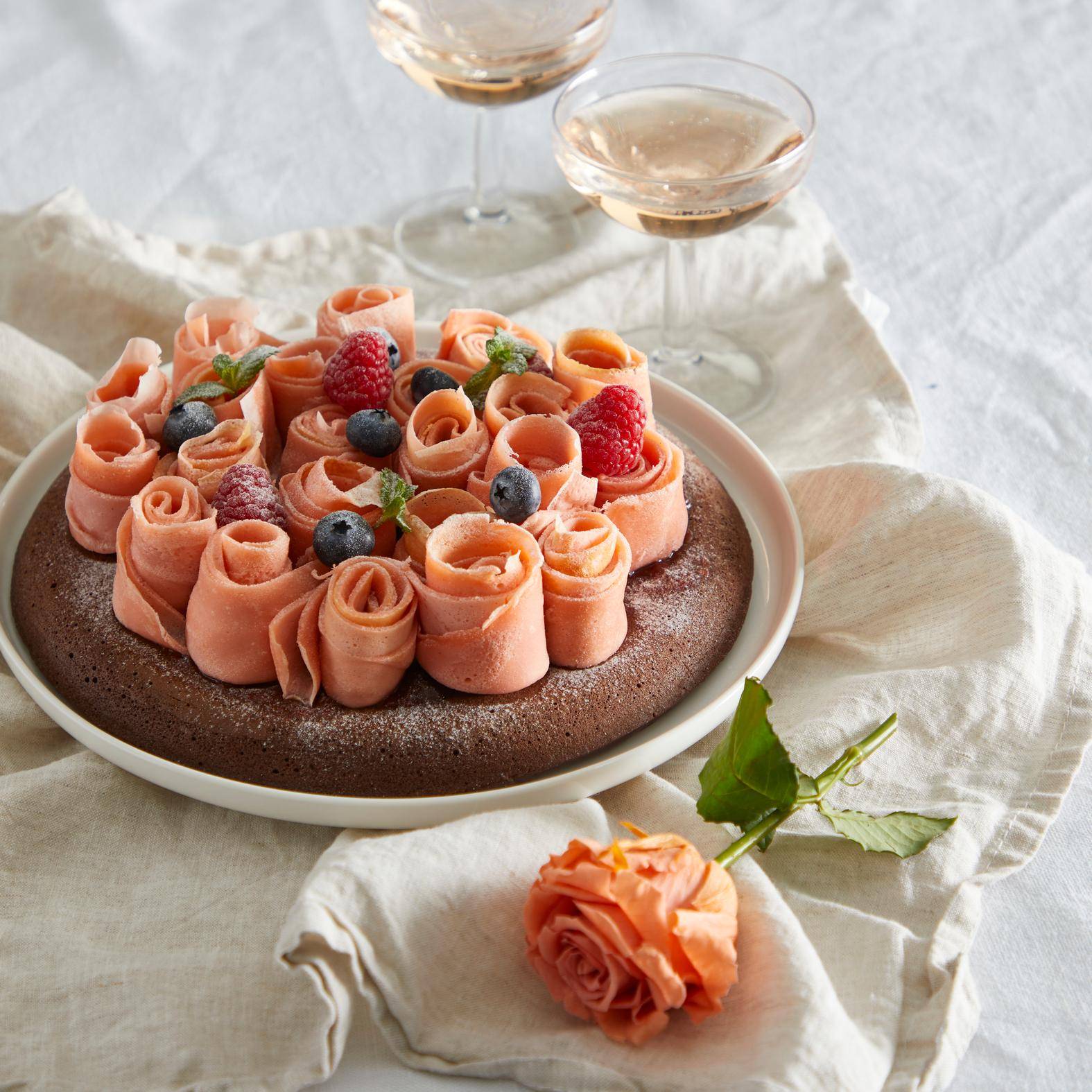 Boeket van rozencrêpes - Recepten undefined | Tefal