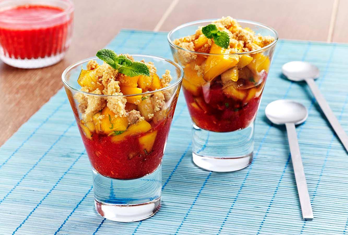 Appel- en mango-kruimeltaart - Recepten Actifry Genius | Tefal