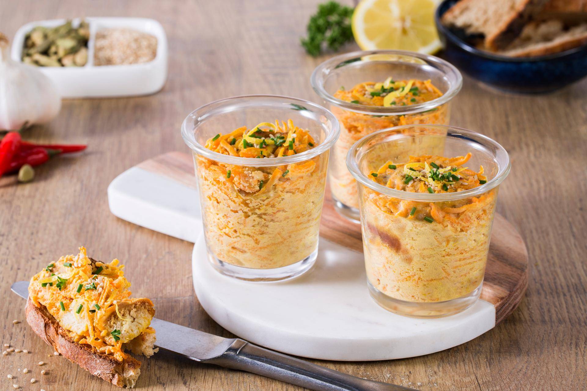 Wortel-cumine terrines - Recepten Easy fry Silence XL / Essential XL | Tefal