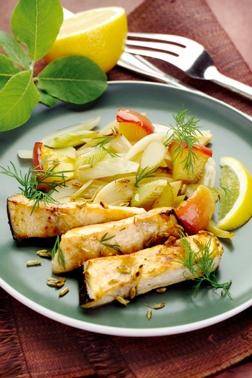 Zwaardvis met venkel en appels - Recepten Actifry Original 1kg | Tefal