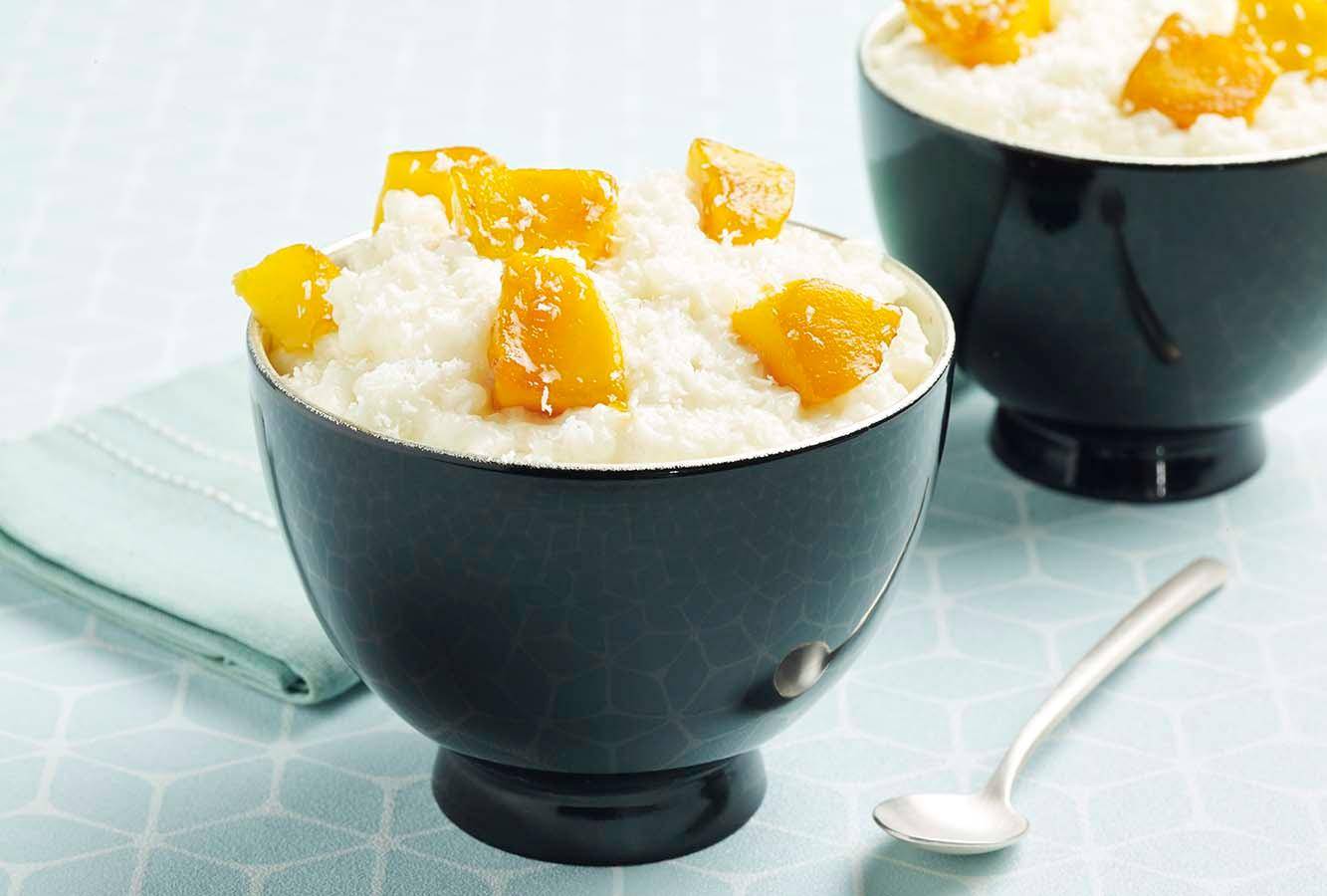 Tapioca met mango en kokos - Recepten Actifry Smart 1kg | Tefal
